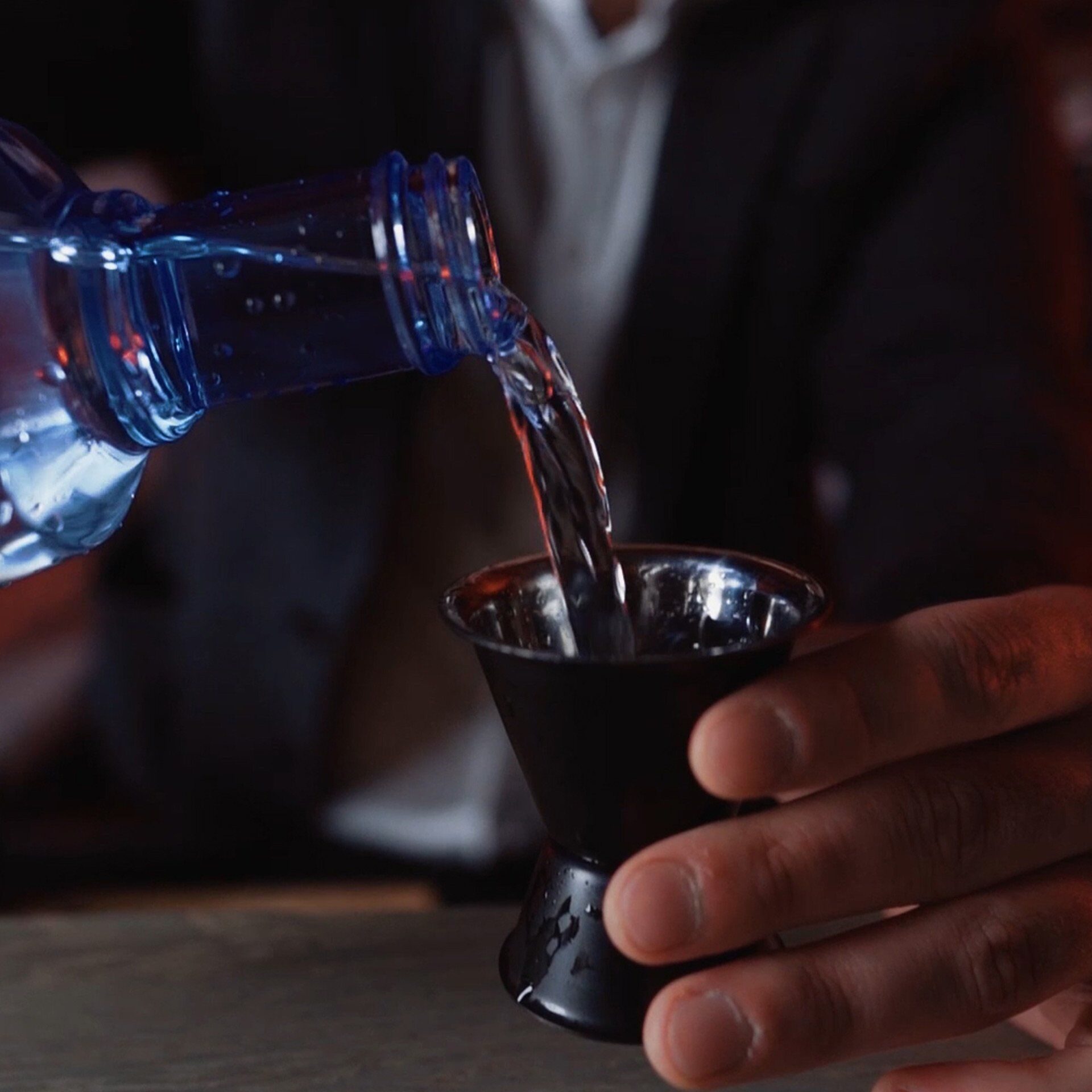 Cocktail Messbecher Specter, Edelstahl, schwarz