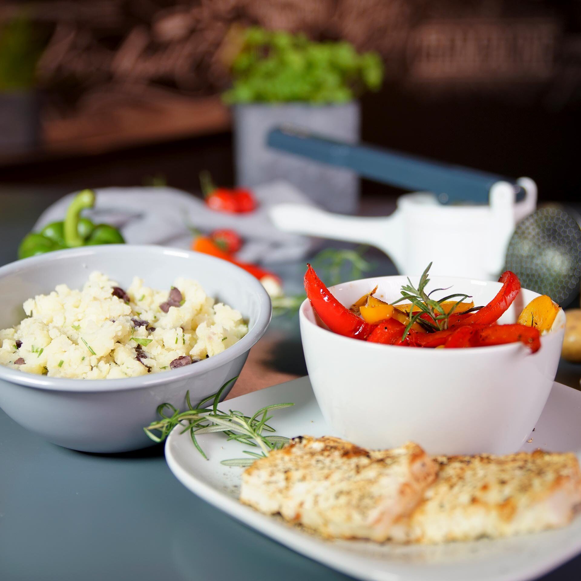 Spätzlepresse mit 3 Lochscheiben #easyprepare, 4-teilig