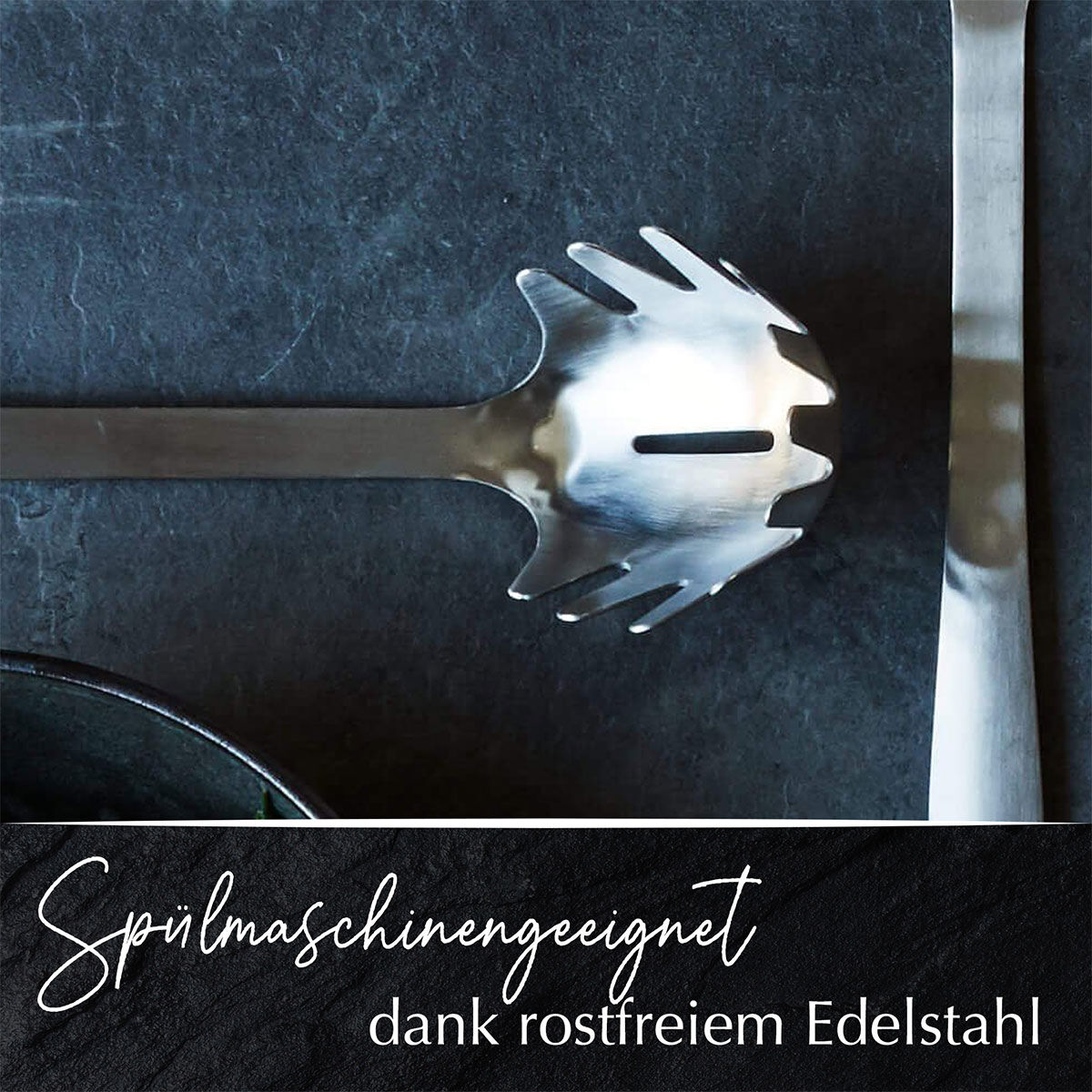 Spaghettilöffel Satin, 31cm, Edelstahl