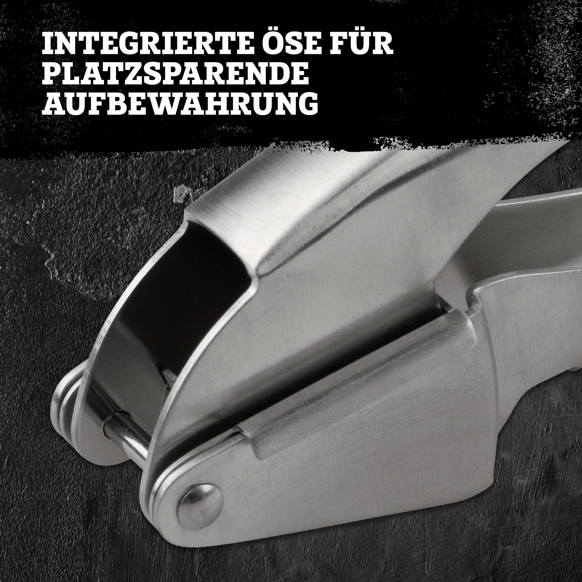 Knoblauchpresse Edelstahl