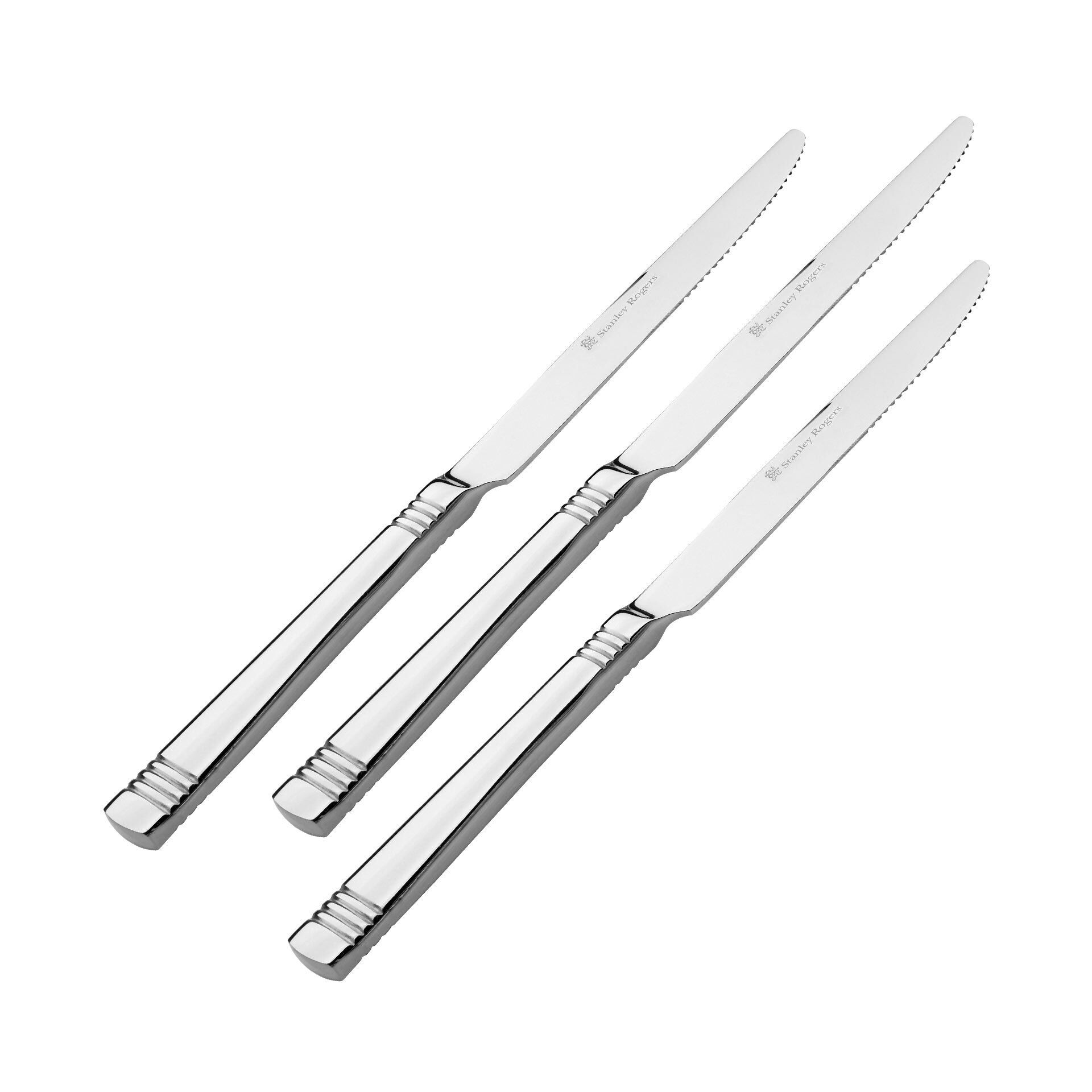 Menümesser Victoria, 3 Stück, Edelstahl