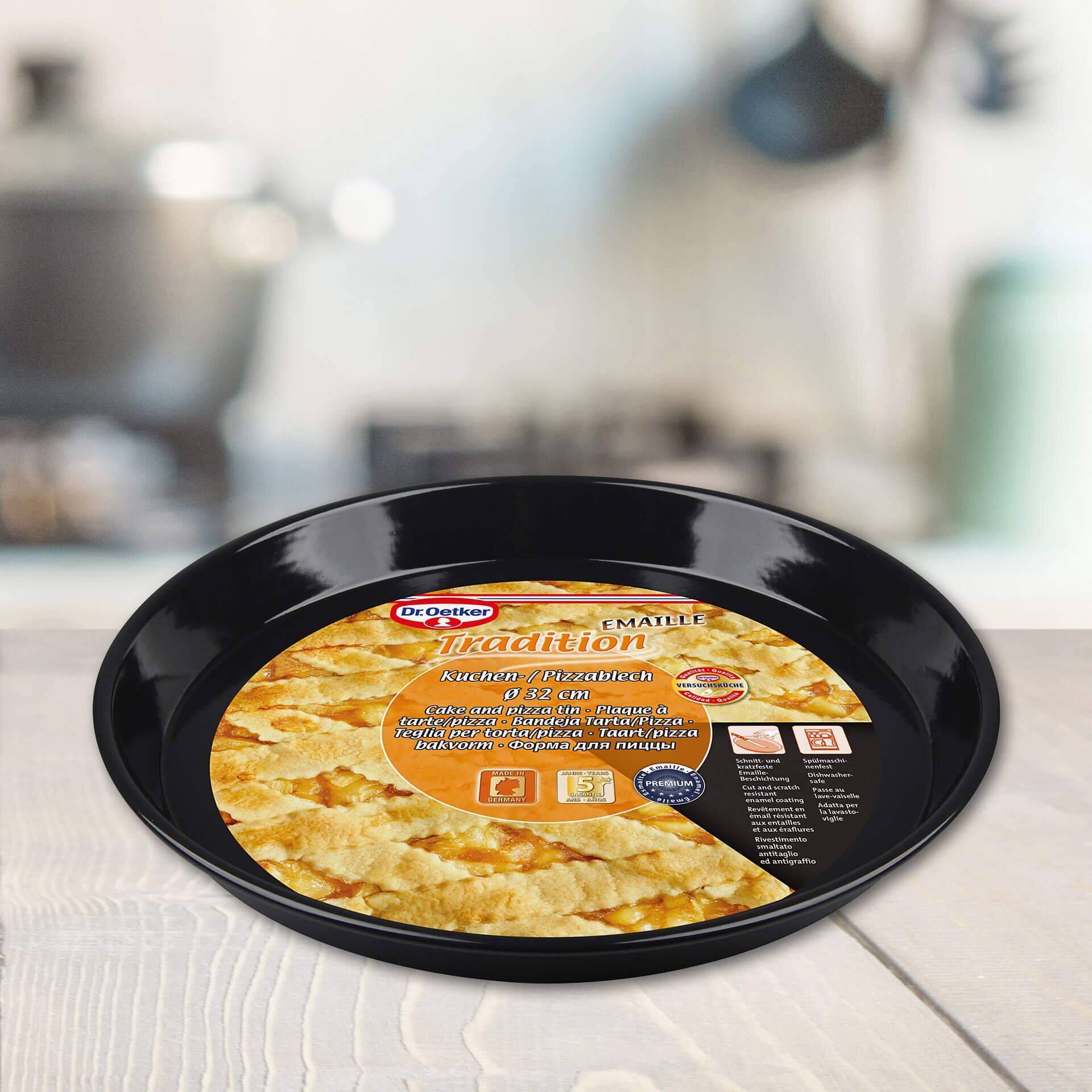Pizzablech Emaille Tradition, Ø32cm