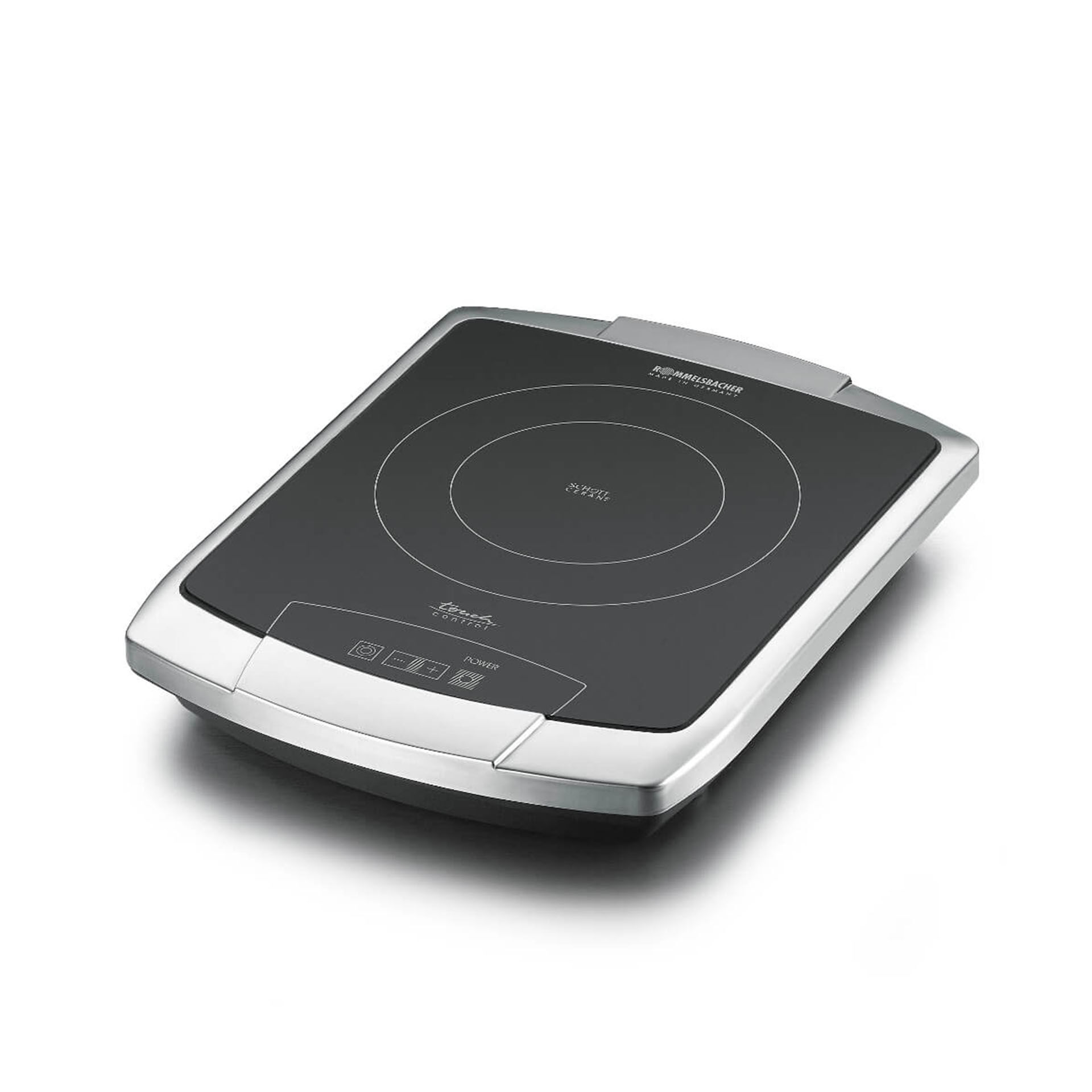  CERAN® Einzelkochplatte mit Touchcontrol CT 2203/TC, Edelstahl