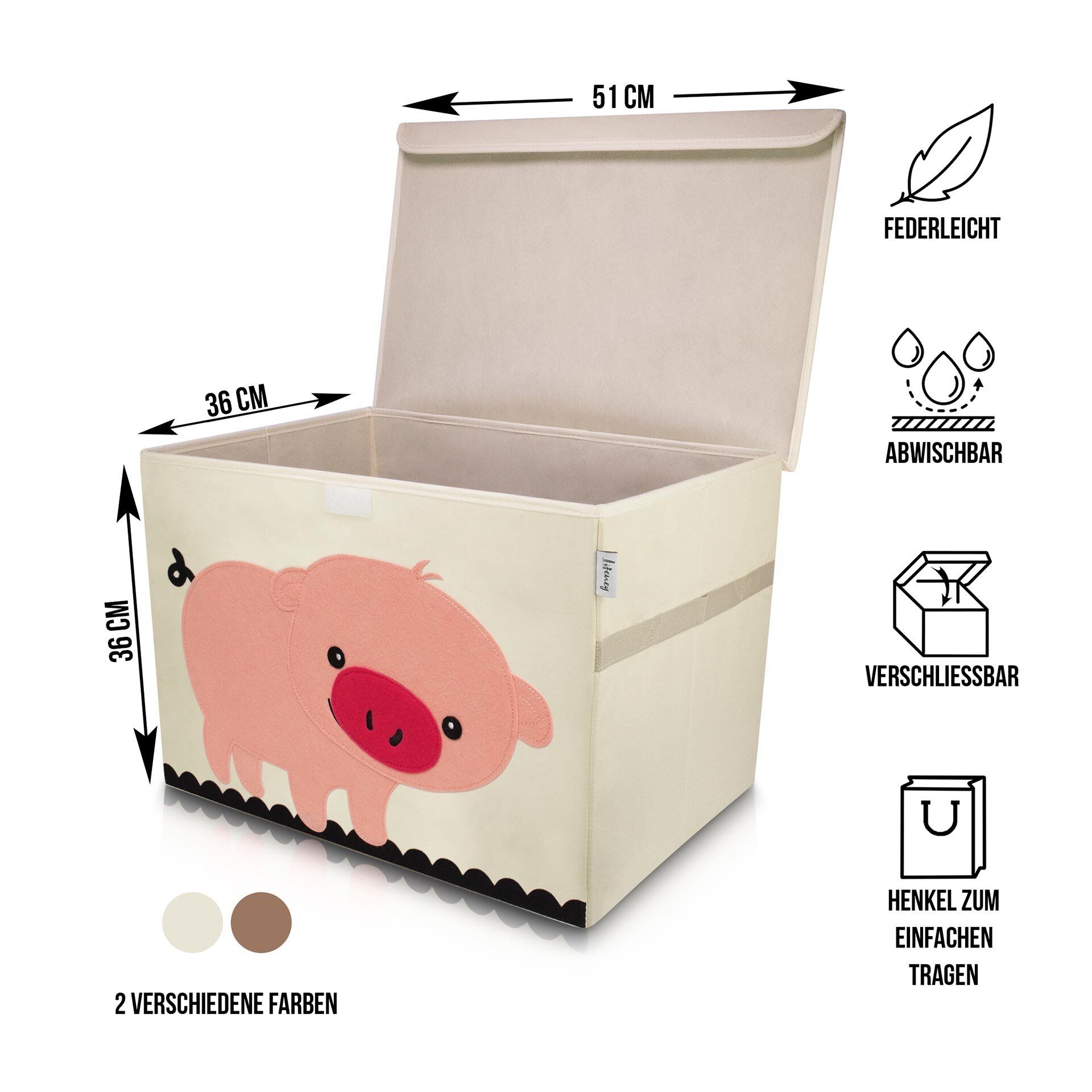 Aufbewahrungsboxen :: Brot Aufbewahrungsbox 36x21 cm mit Deckel