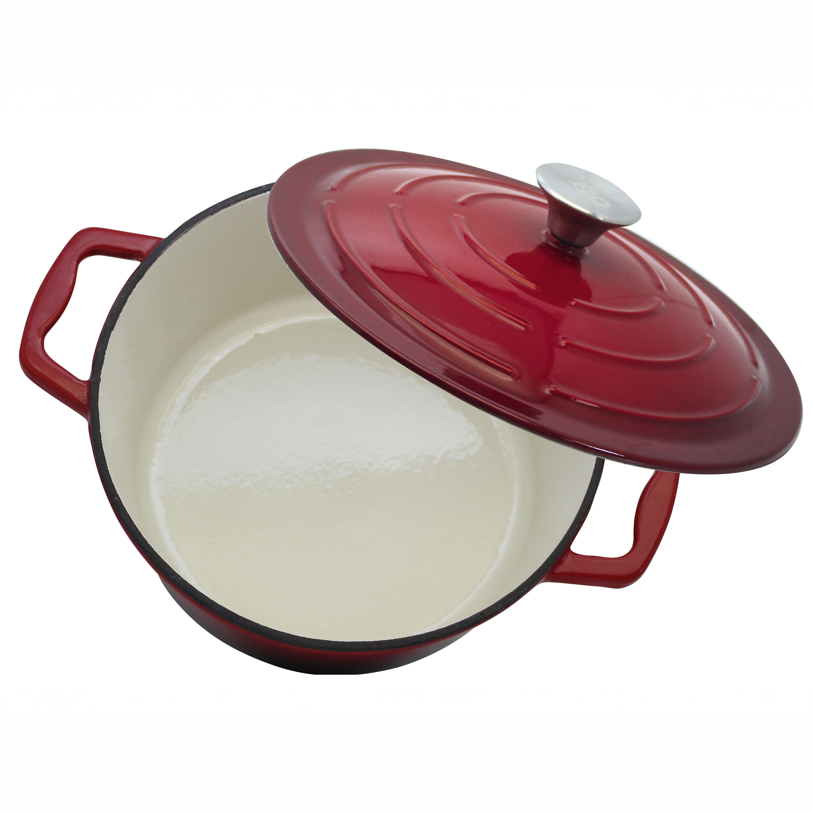 Kochtopf mit Deckel kirschrot Ø26cm