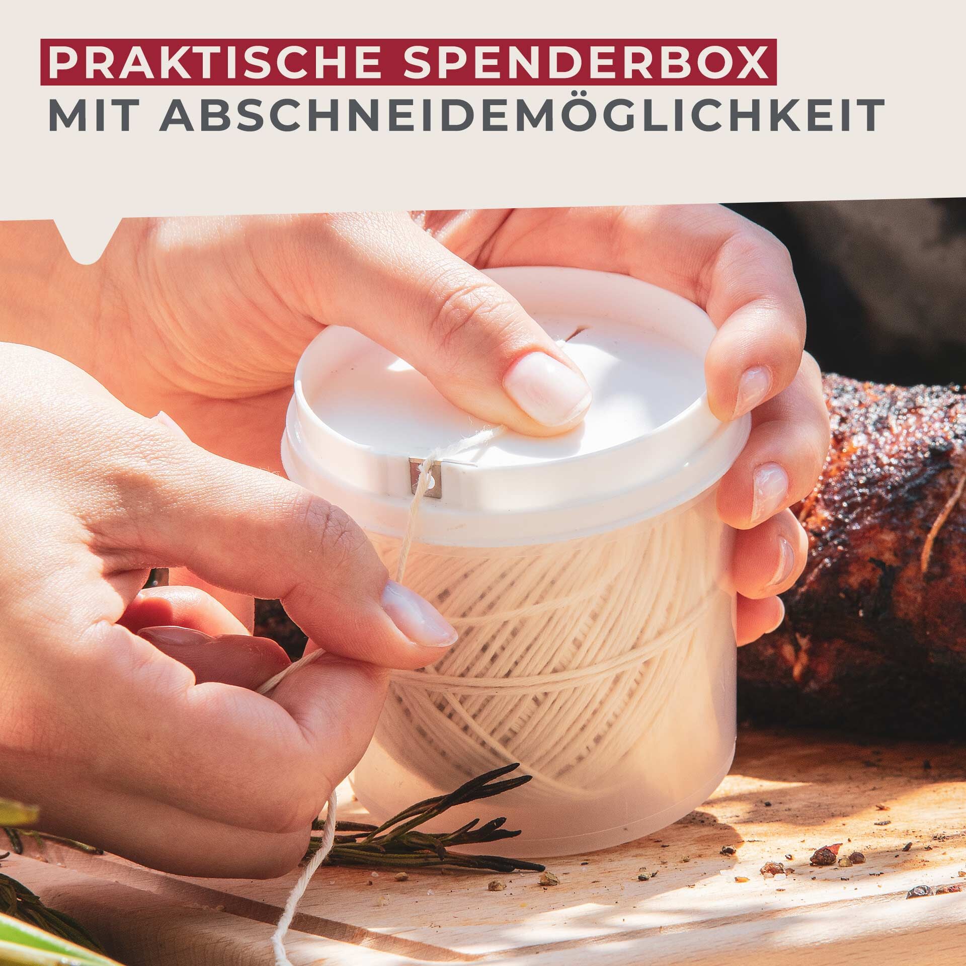 Grill-/Bratenschnur Set 2-teilig