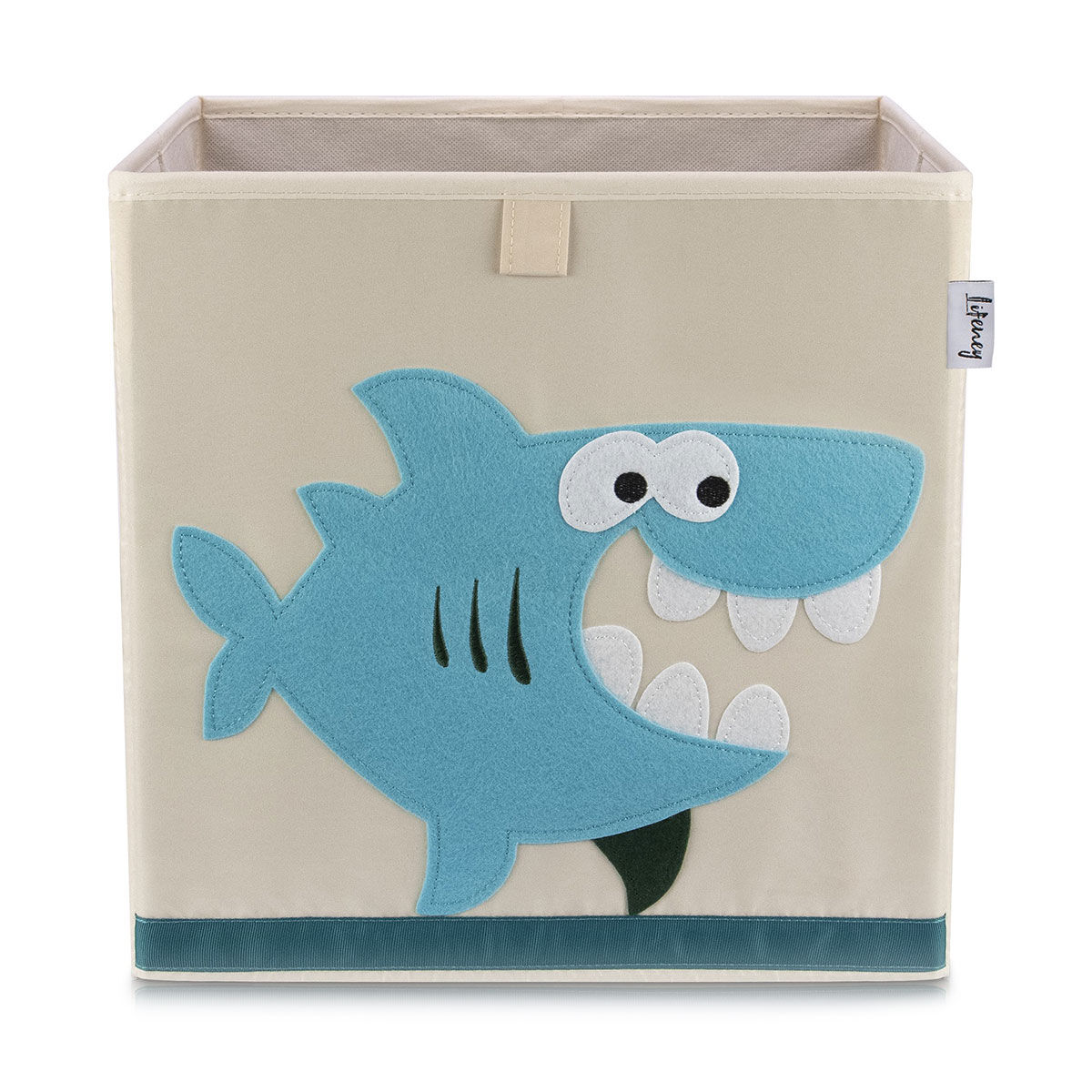 Aufbewahrungsbox Hai, beige, 33x33x33cm
