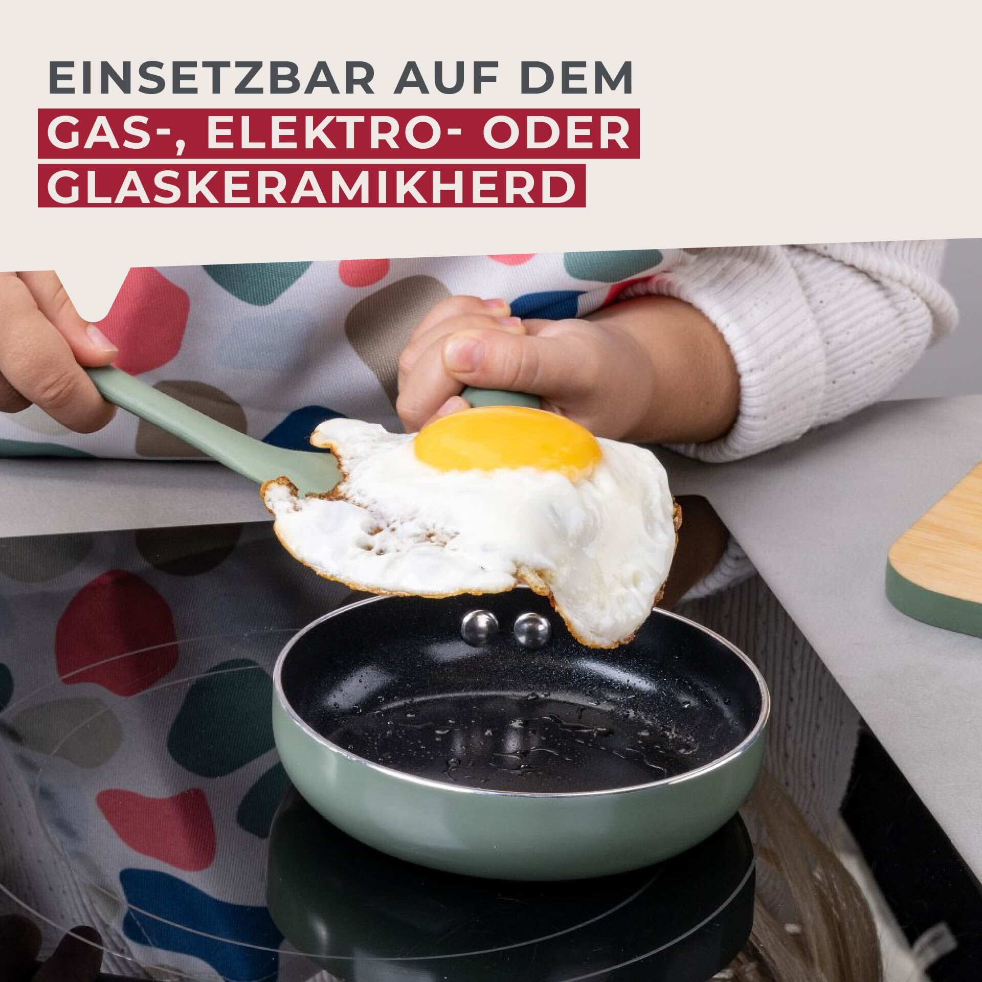 Pfanne Mini Cooking, grün, Ø12cm