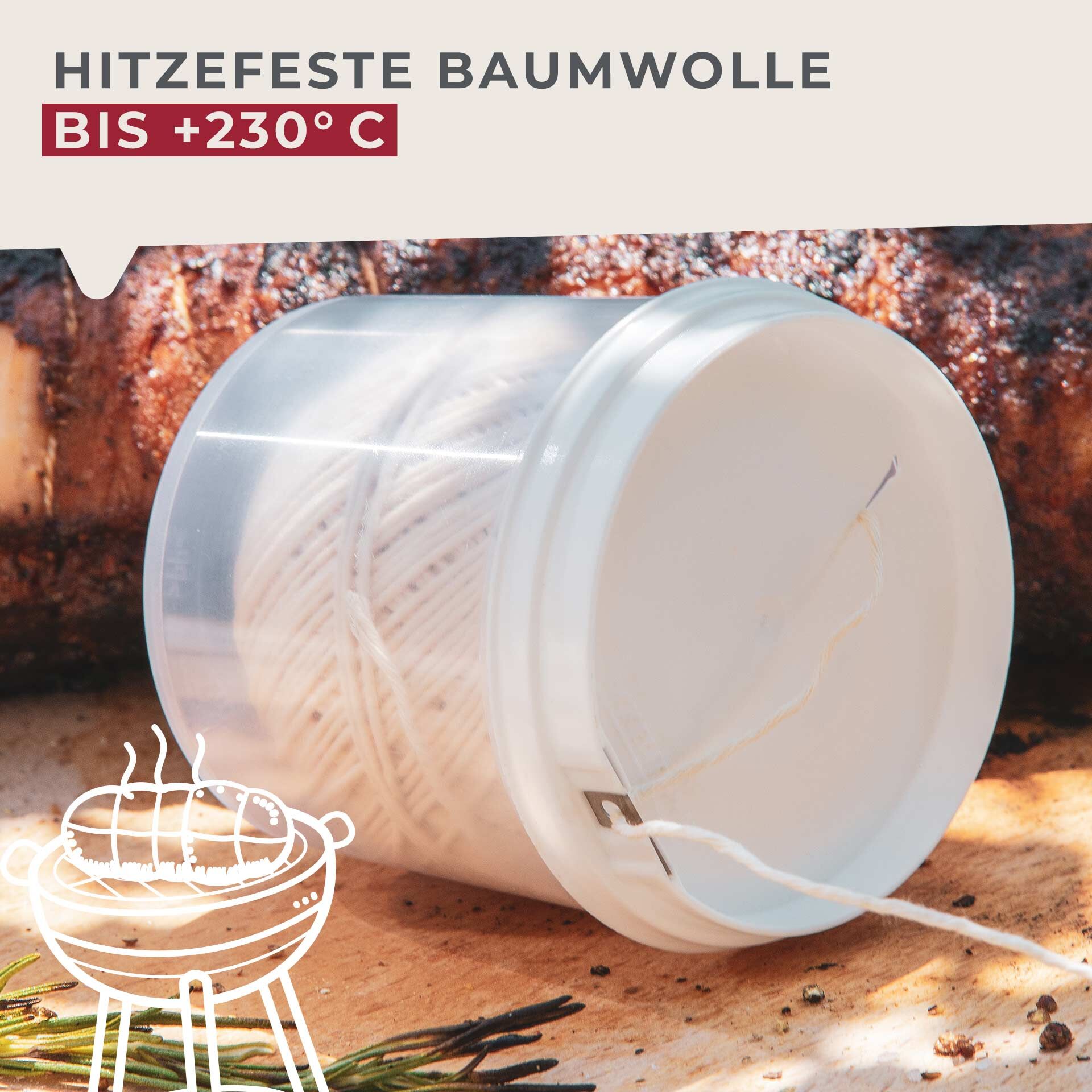 Grill-/Bratenschnur Set 2-teilig