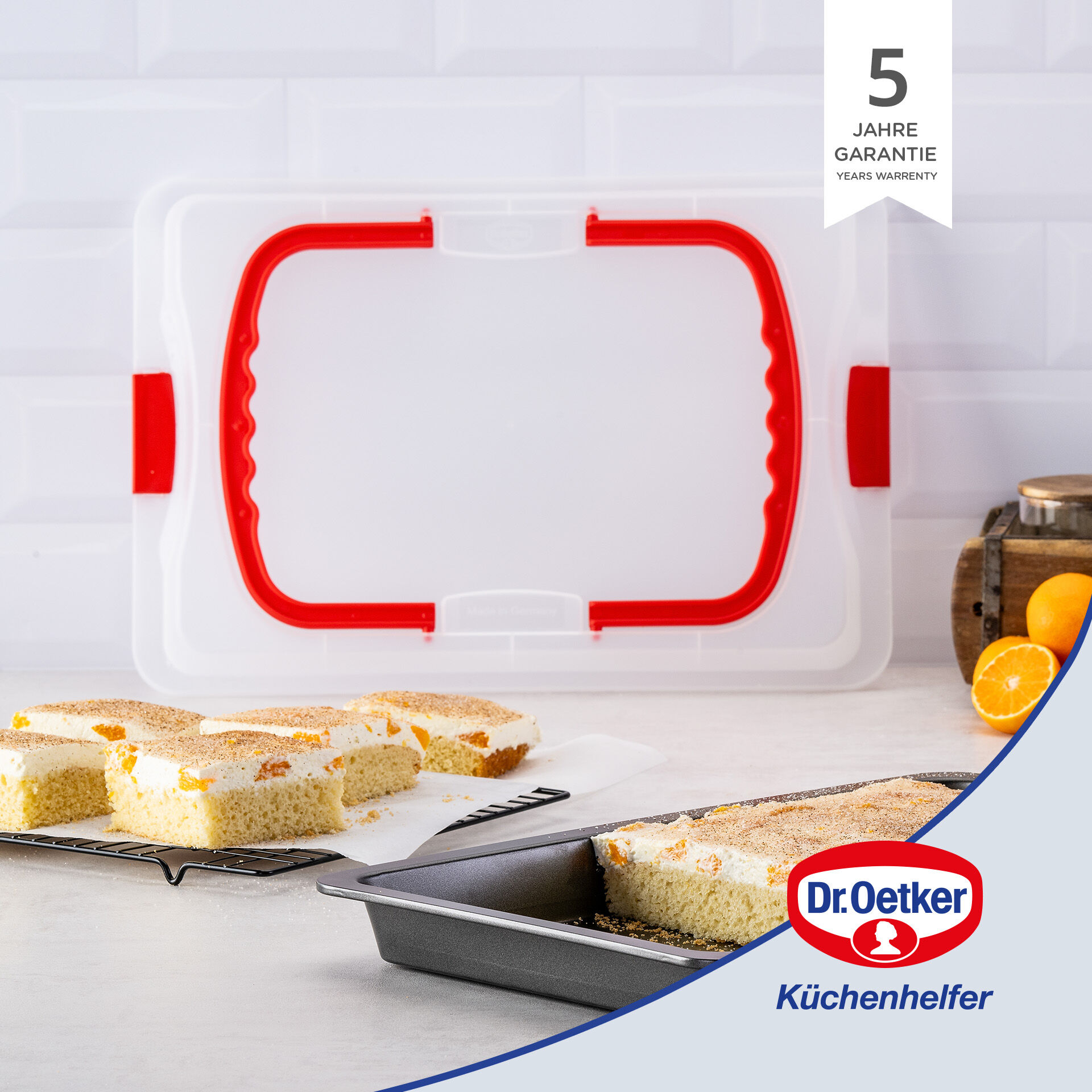 Ersatz Transporthaube für Blechkuchen, 43x30x7cm