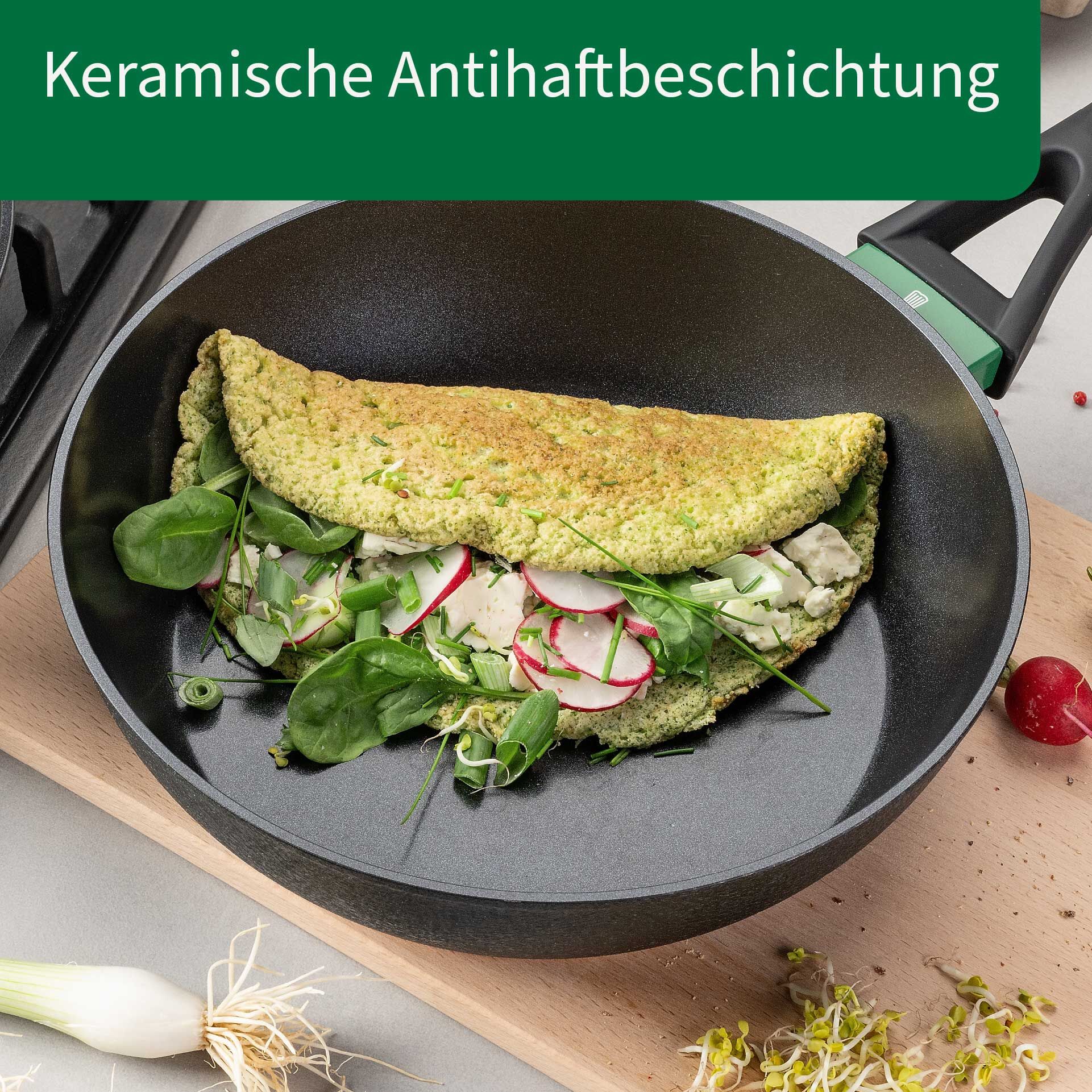 Bratpfanne Hamburg, keramische Antihaft-Beschichtung, Ø28cm
