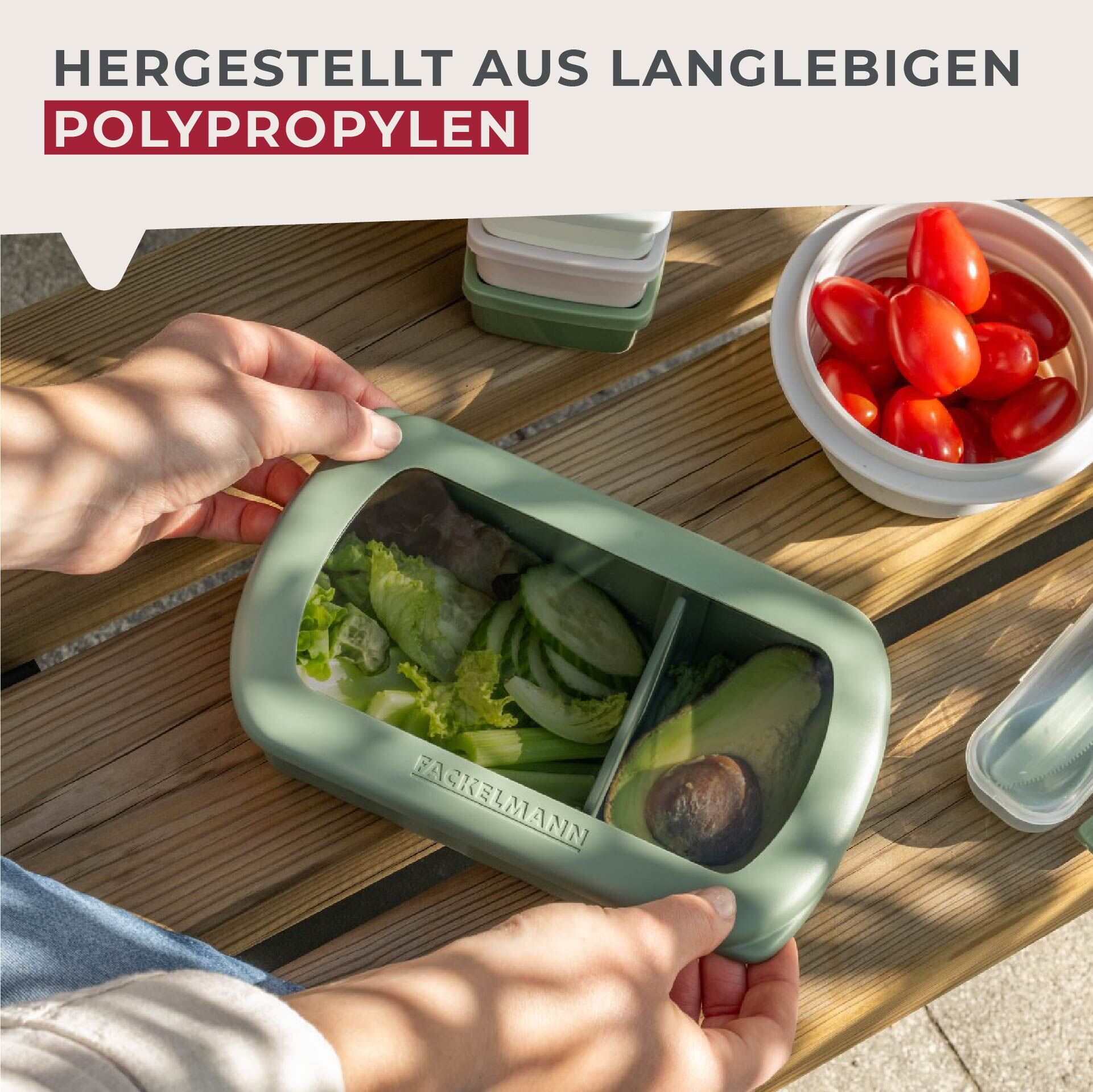 Flexibox Be The Move, grün, 1000ml, 3-tlg.