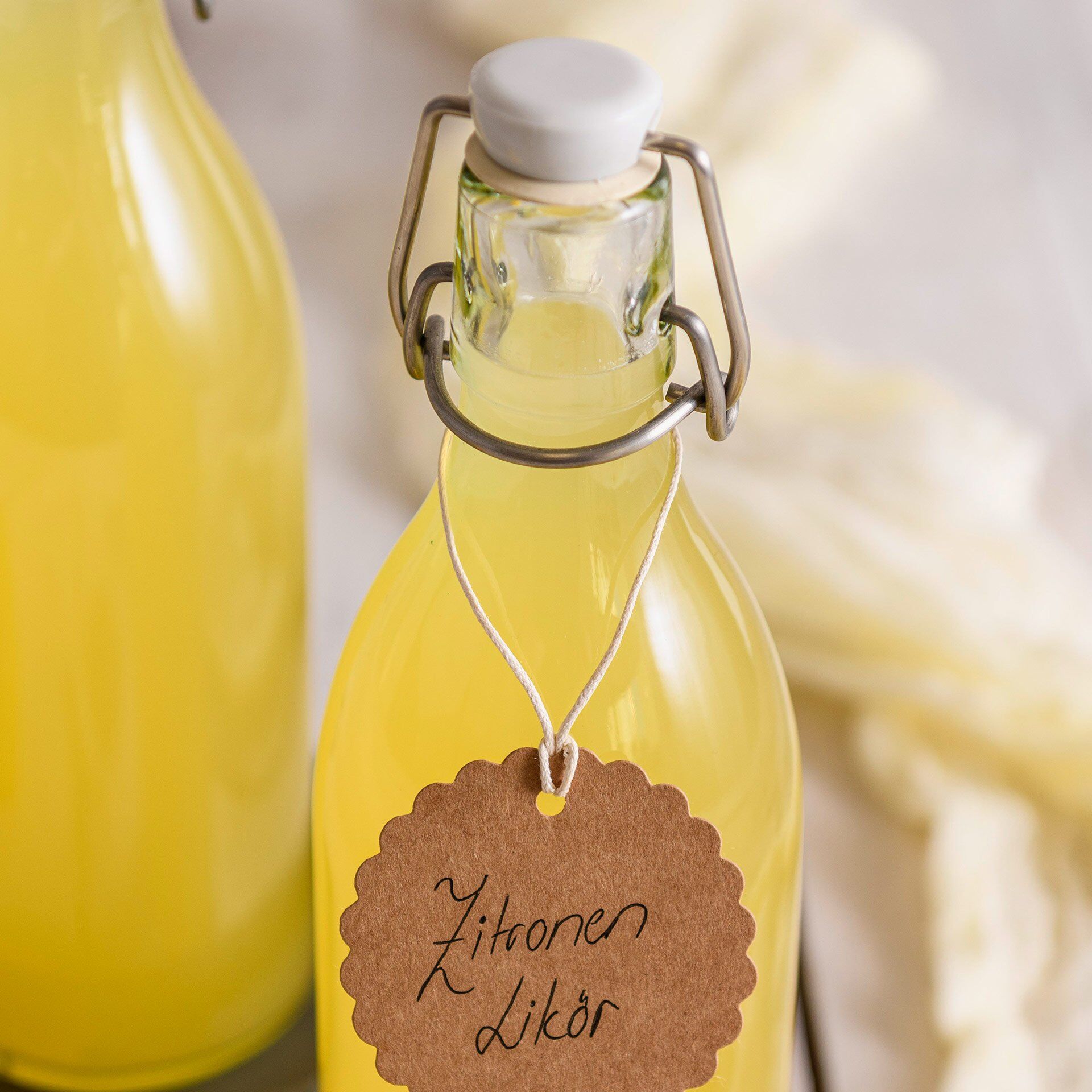 Flasche m. Bügelverschluss Liebevoll hausgemacht, 500 ml