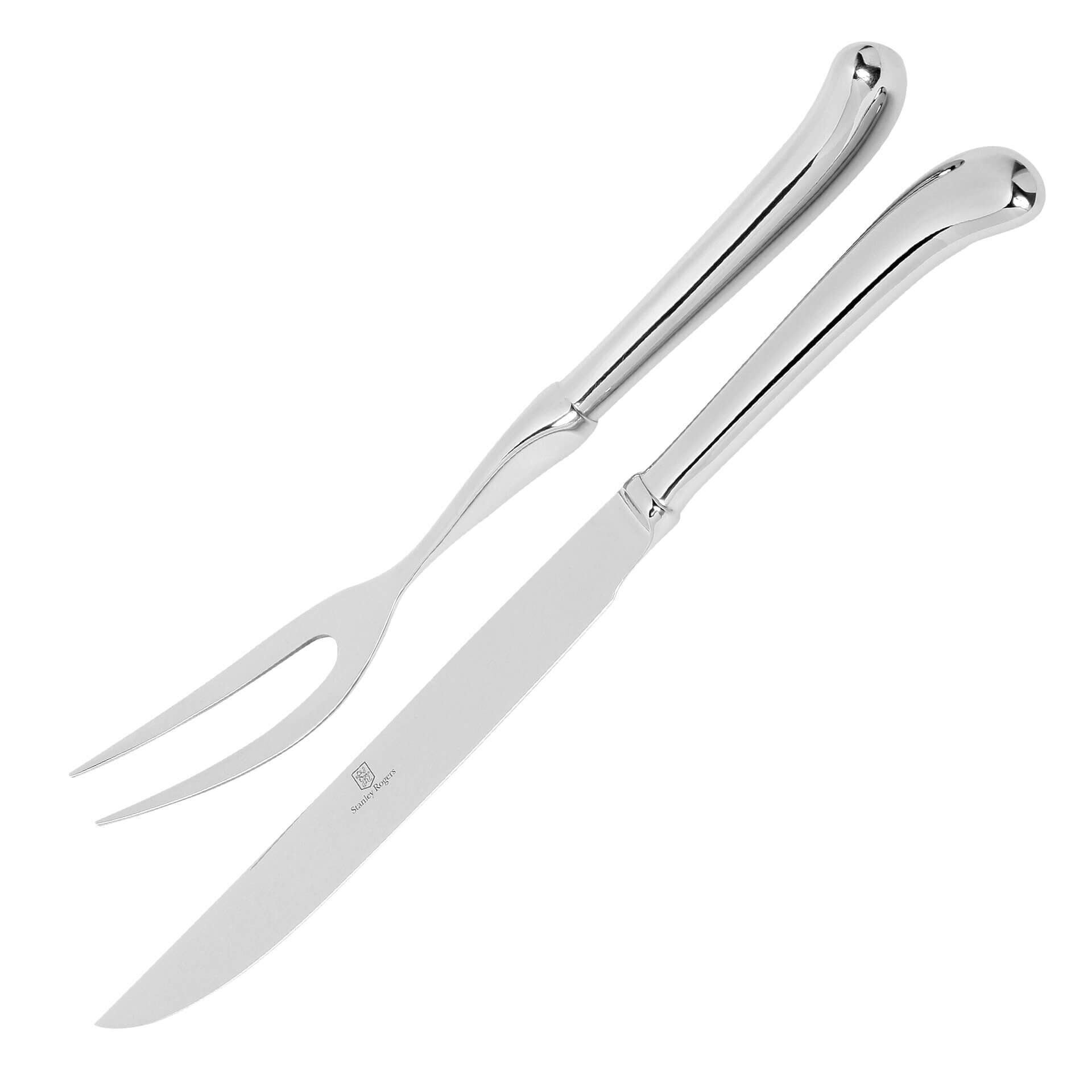 Tranchierbesteck Pistol Grip, 2-teilig, Edelstahl