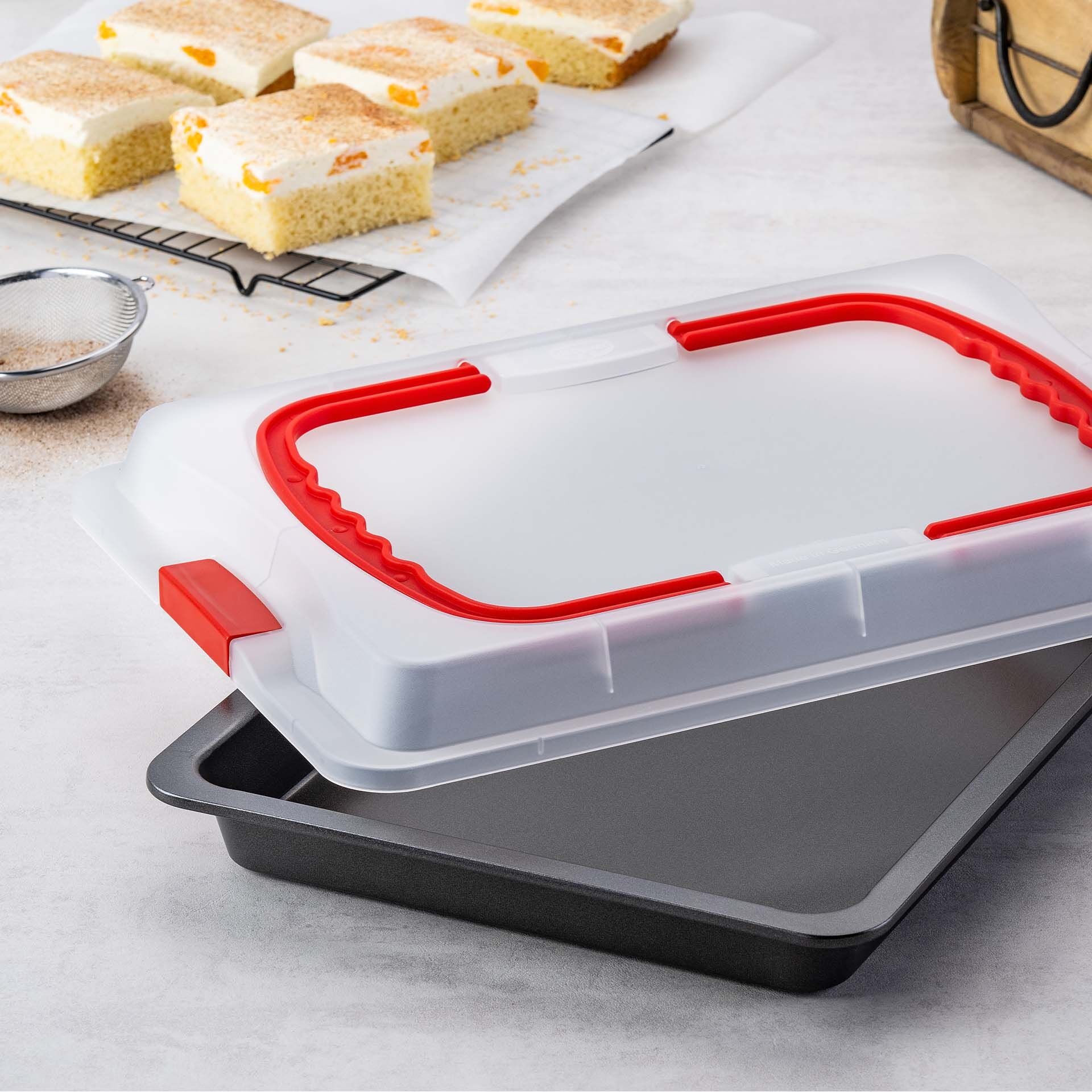 Backblech mit Deckel Bake & Go, 29x42cm