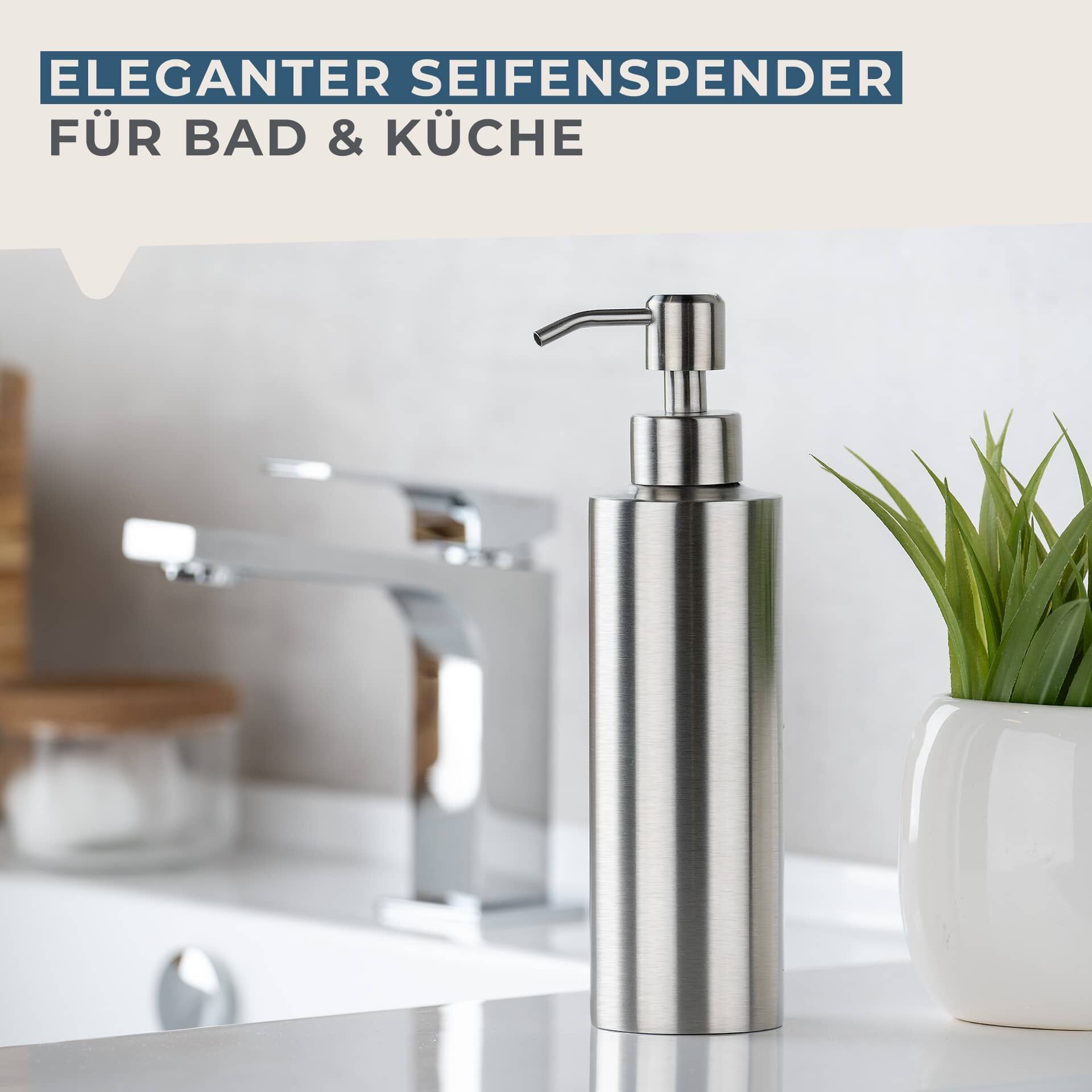 Seifenspender, 350ml, Edelstahl