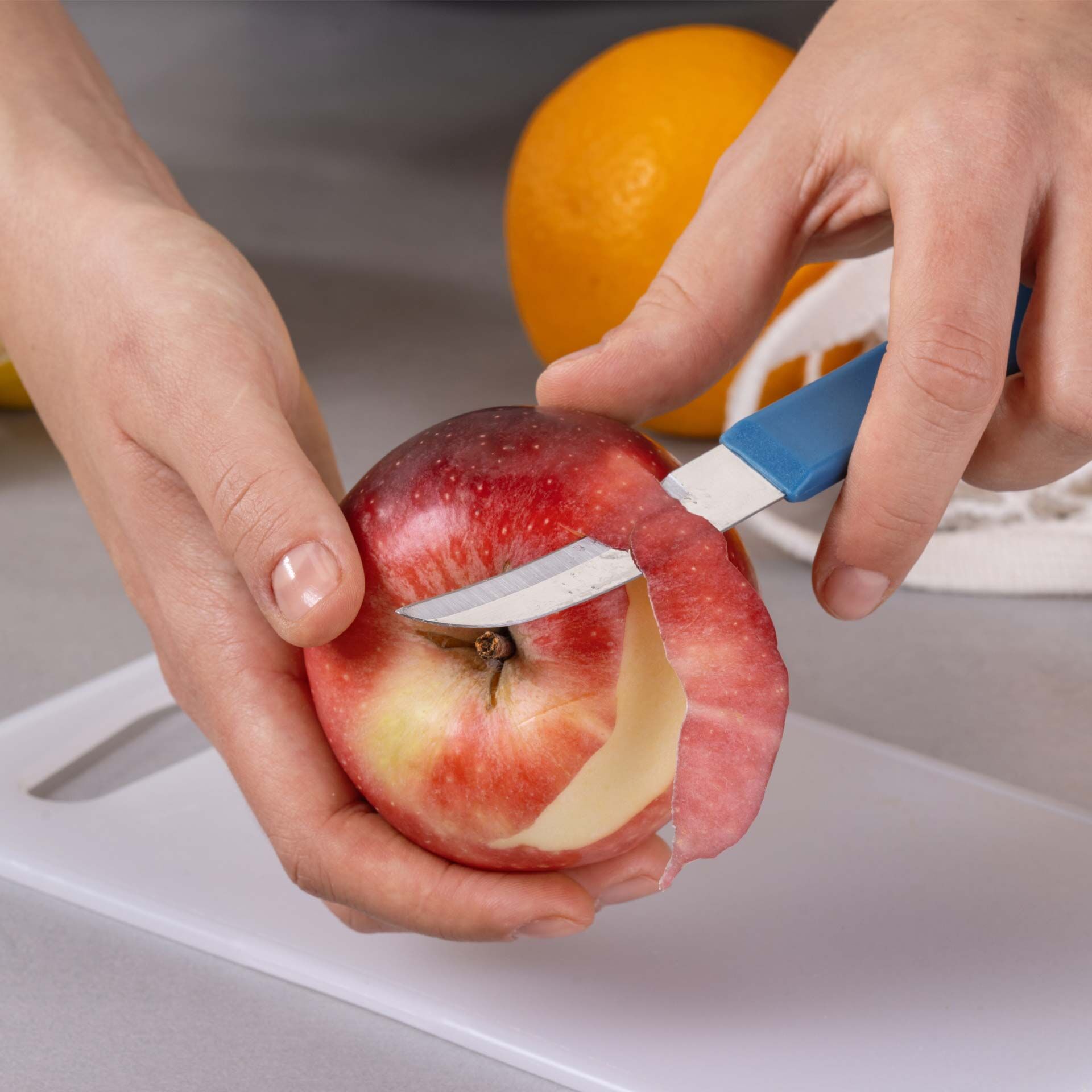 Schälmesser Essential, blau