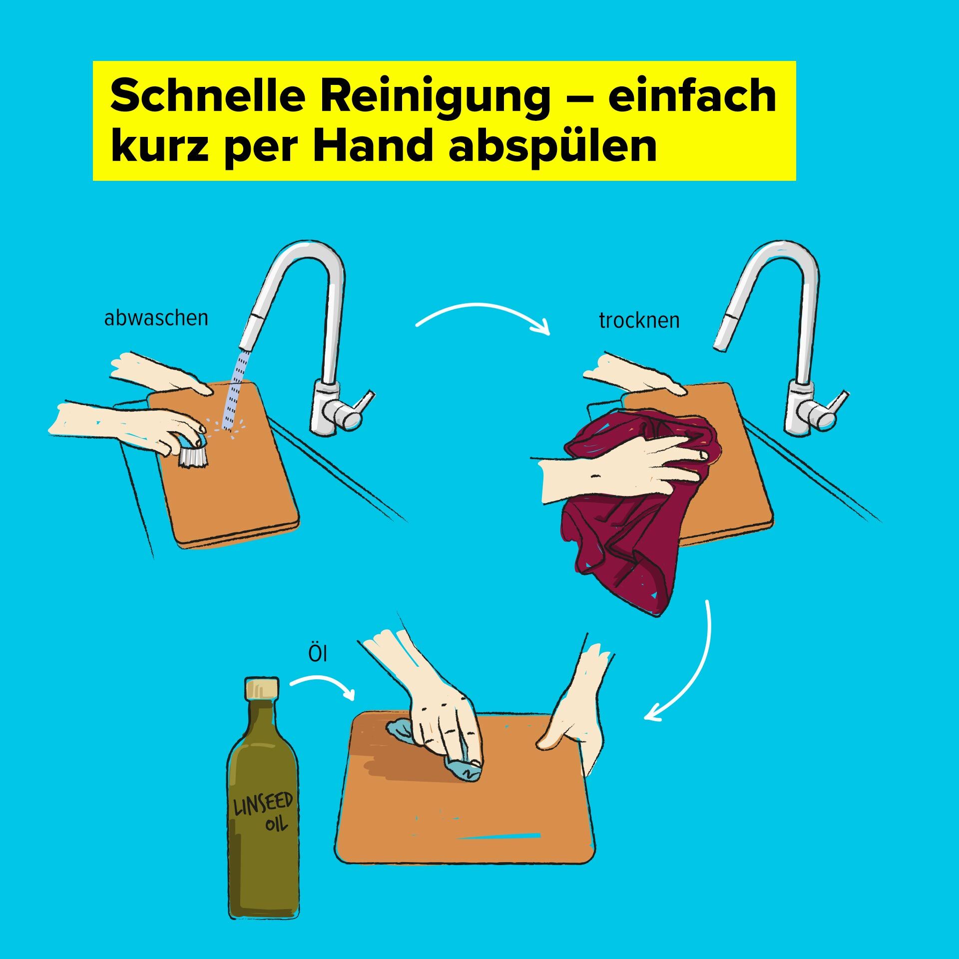 Schneidebrett, 35,5x25cm, Bambus