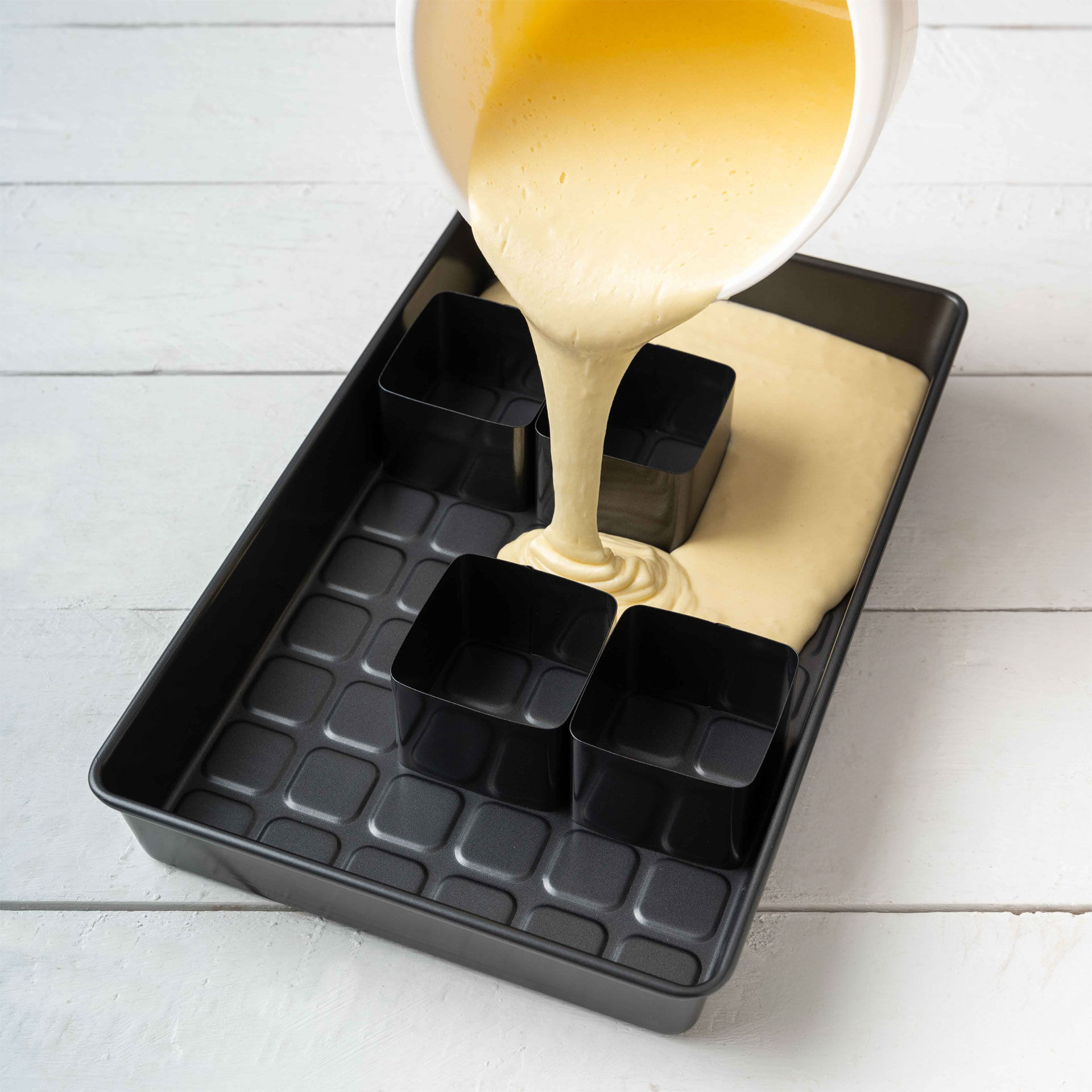 Buchstaben- & Zahlen-Kuchenform-Set, 9-teilig