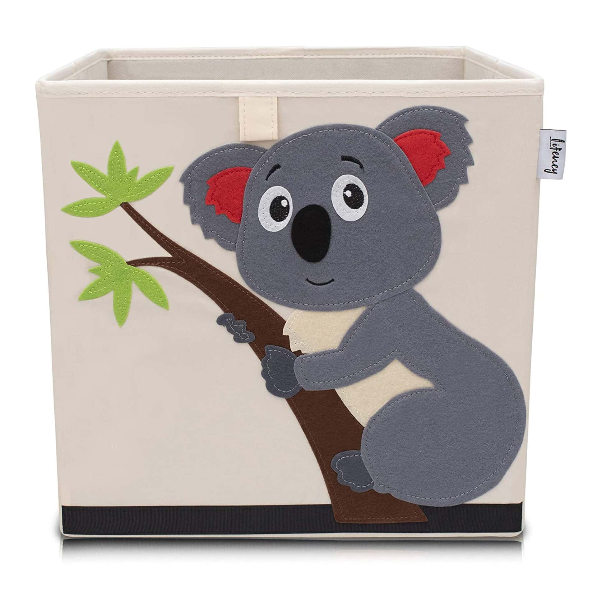 Aufbewahrungsbox Koala, beige, 33x33x33cm