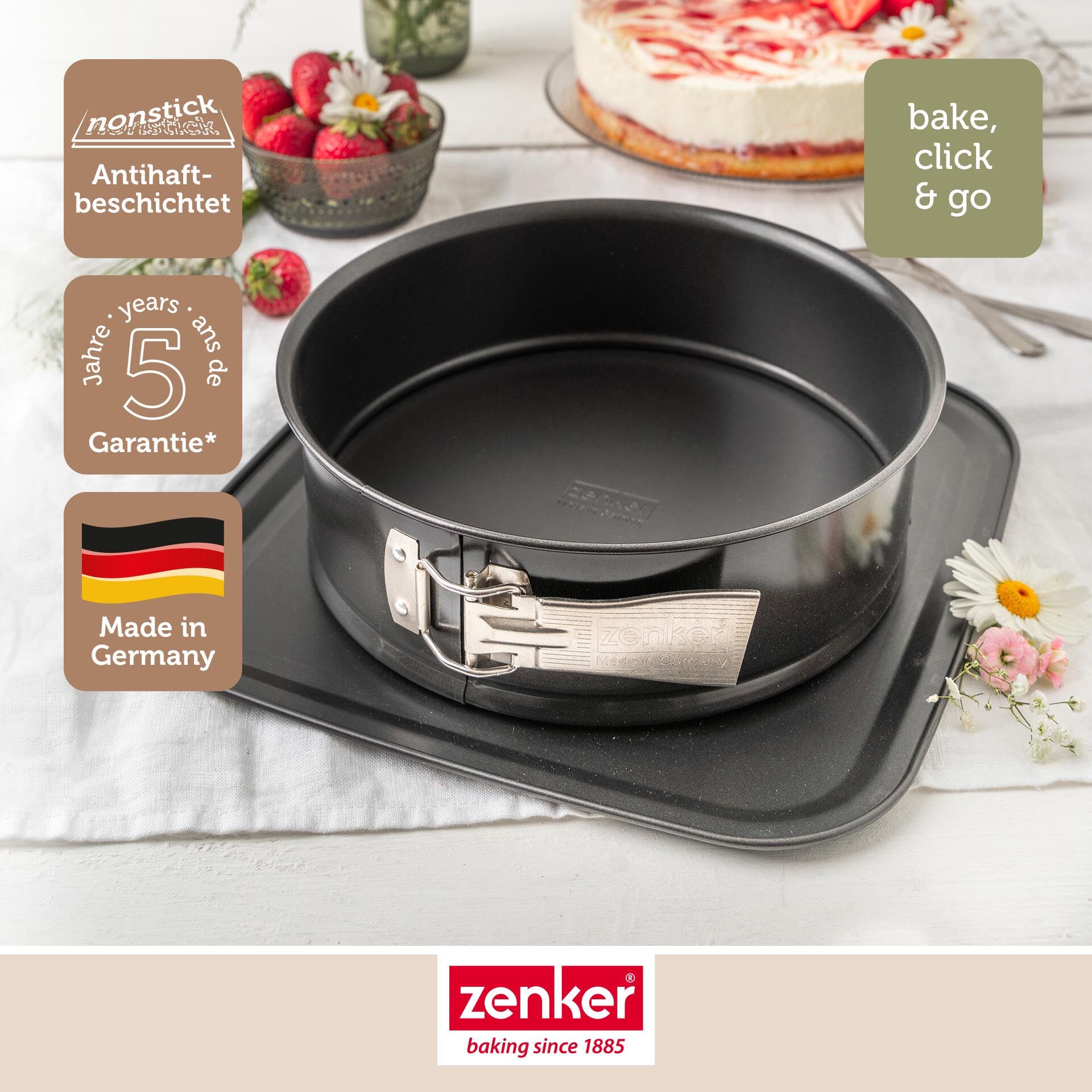 Springform Bake, Click & Go, Ø24cm