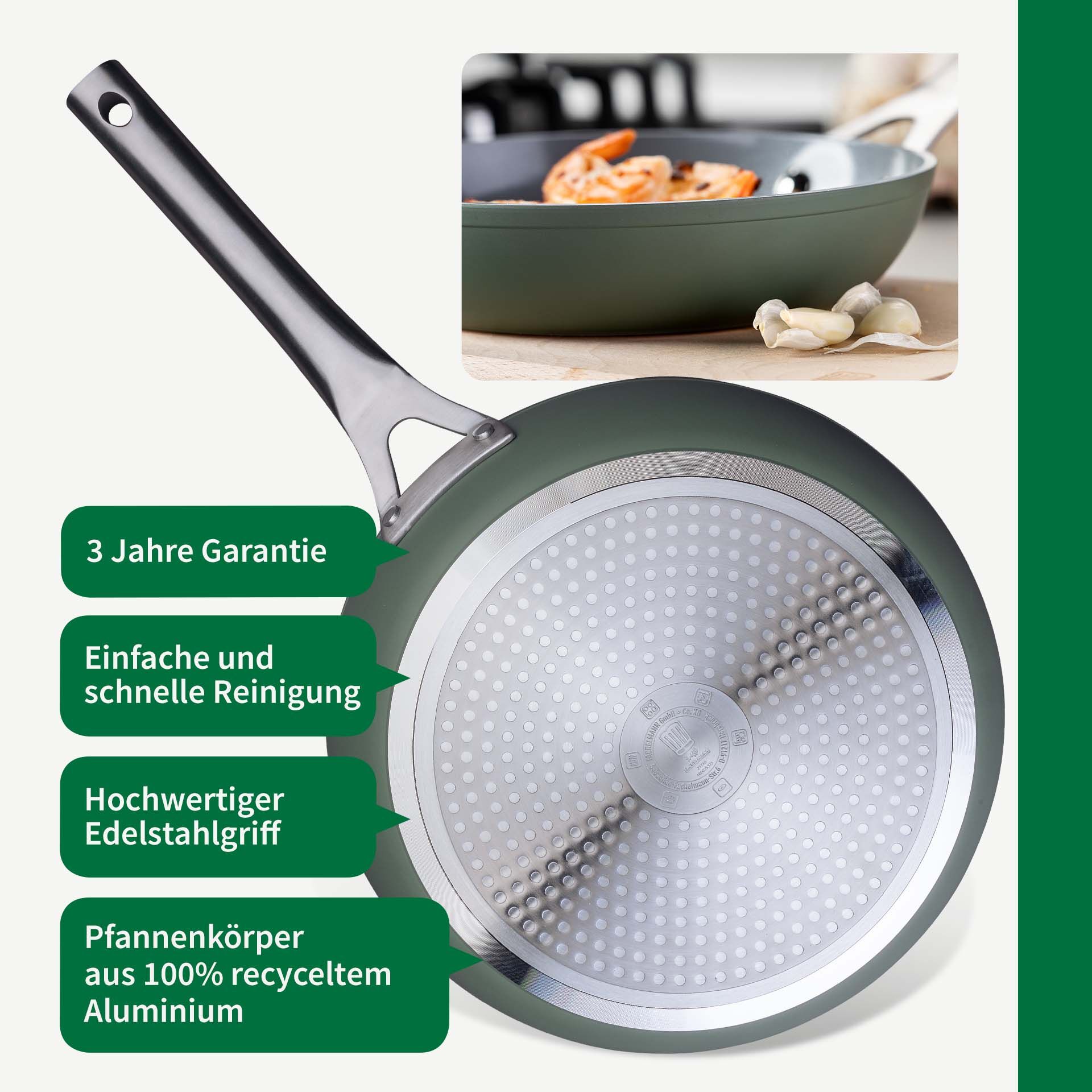 Bratpfanne Stuttgart, keramische Antihaft-Beschichtung, Ø28cm