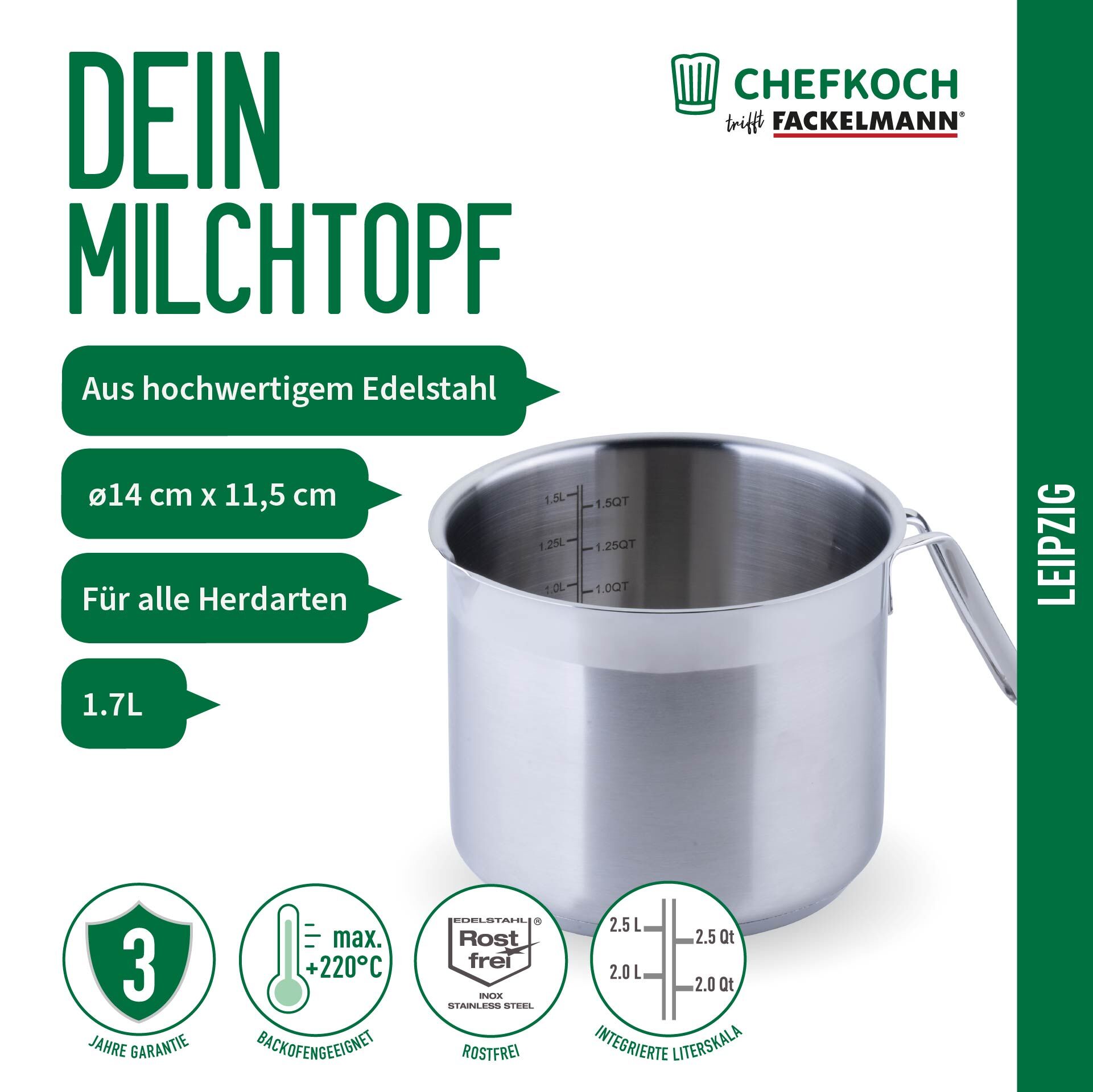 Milchtopf Leipzig, Ø14cm