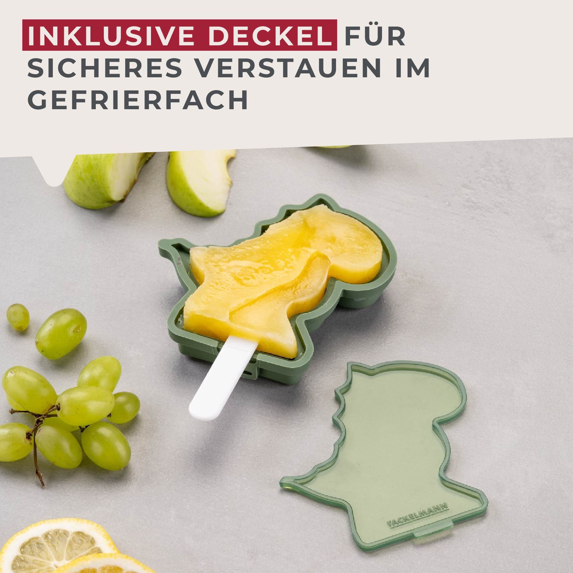 Eisform mit Stiel Dinosaurier