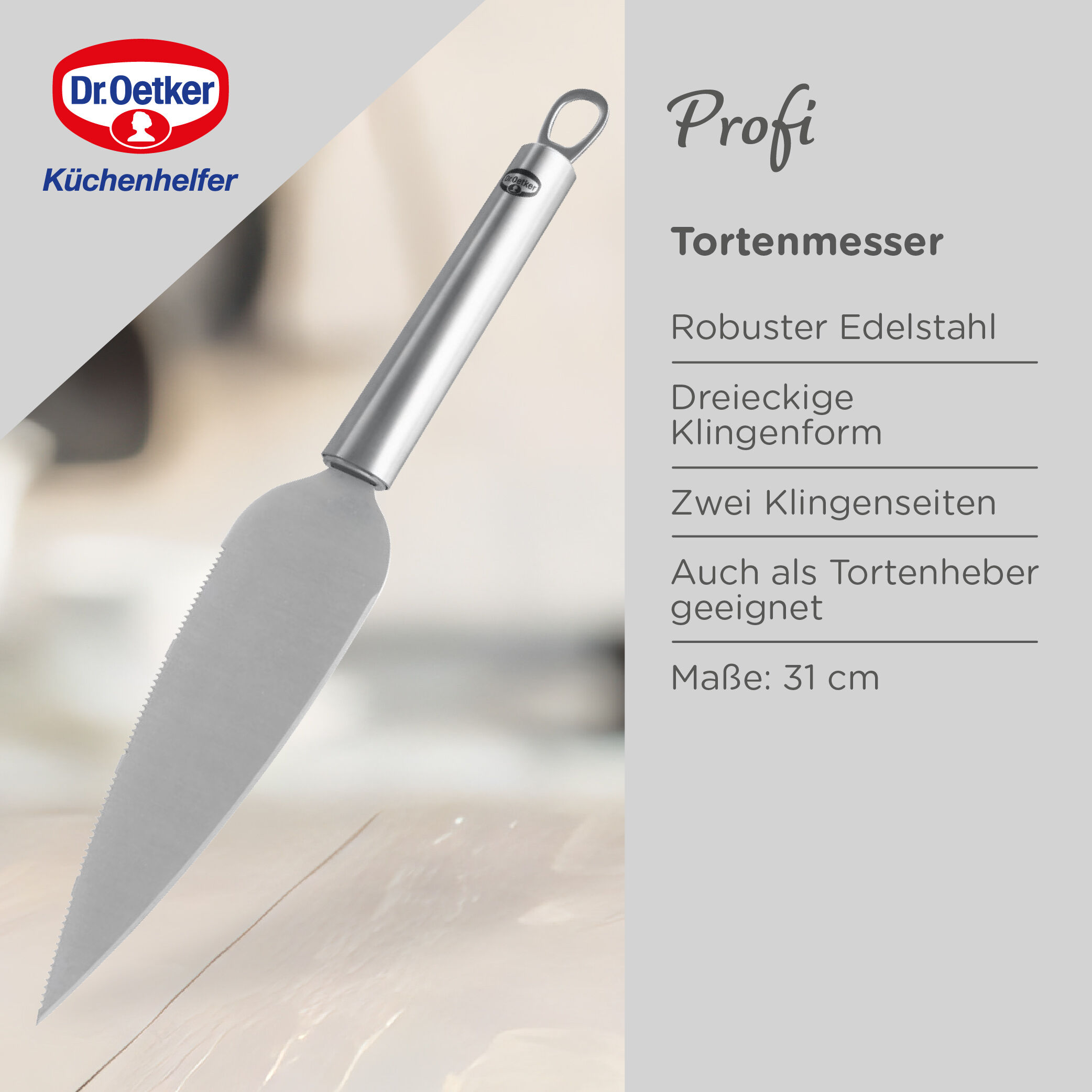 Tortenmesser Profi, 31cm