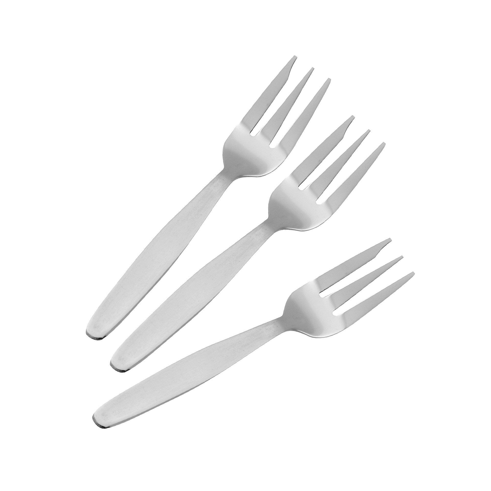 Kuchengabel Arlberg, 3 Stück, Edelstahl