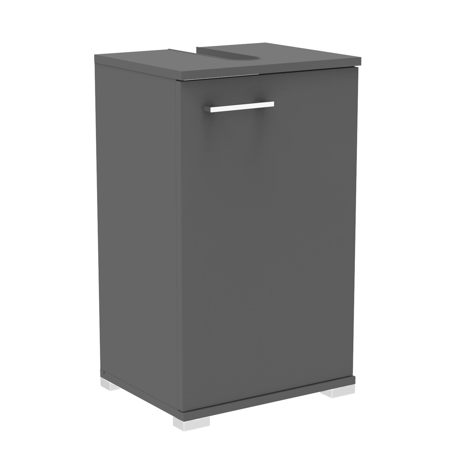 Waschbeckenunterschrank Easy, 40cm, Anthrazit, stehend