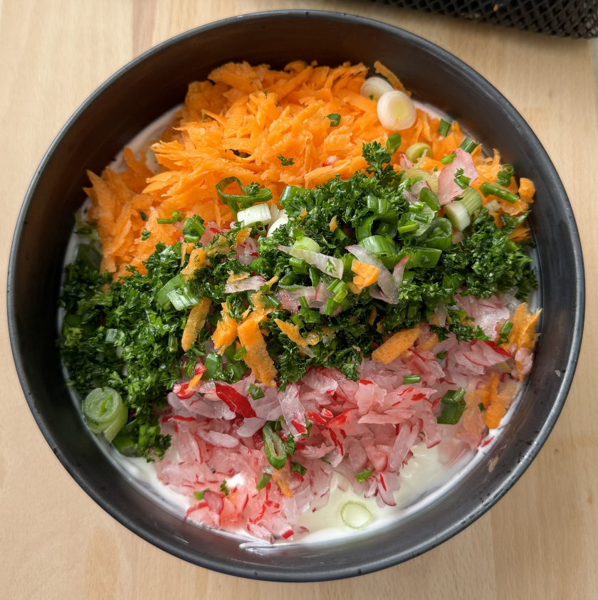 Brotaufstrich mit Karotten