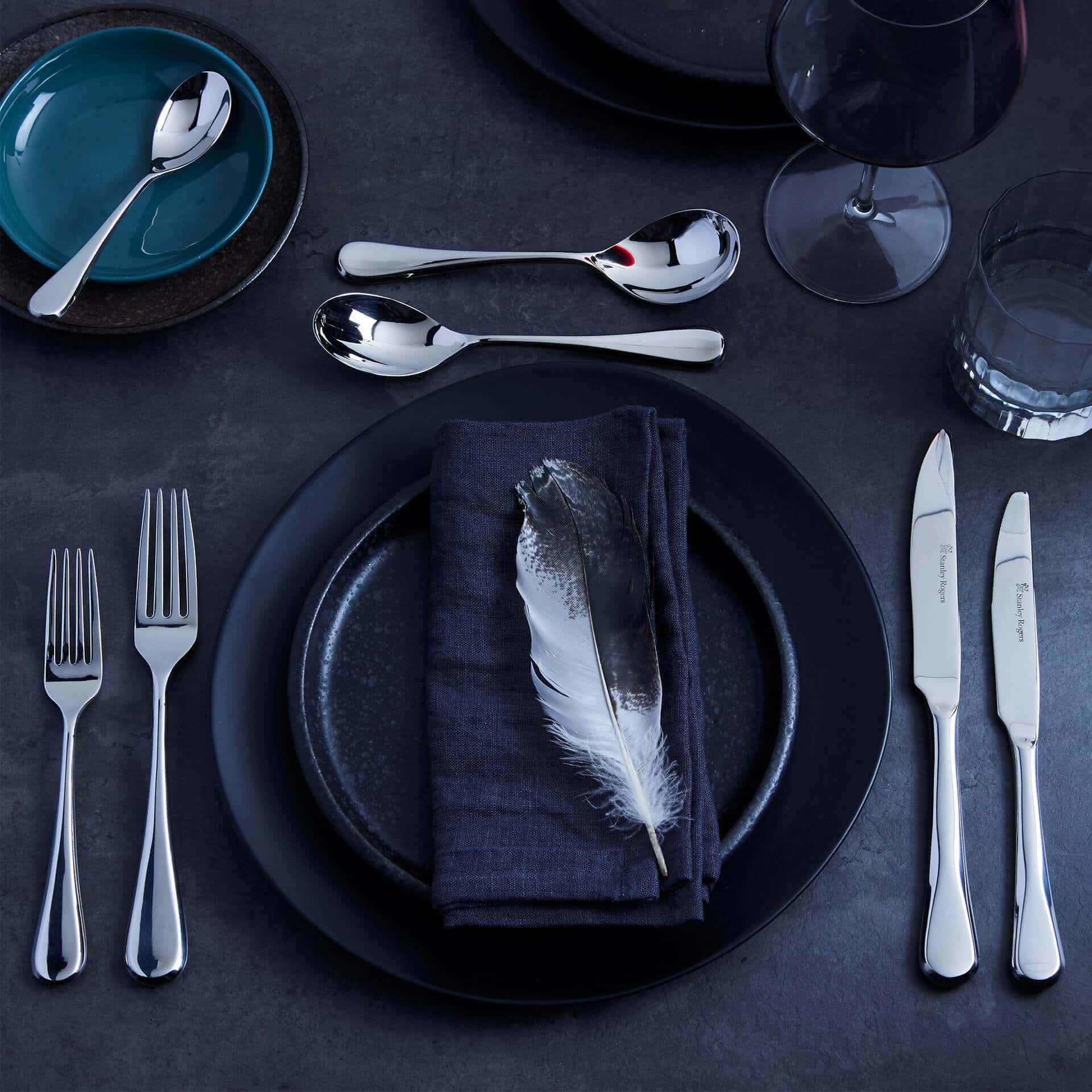 Besteck-Set "Chelsea", Edelstahl, 56-teilig