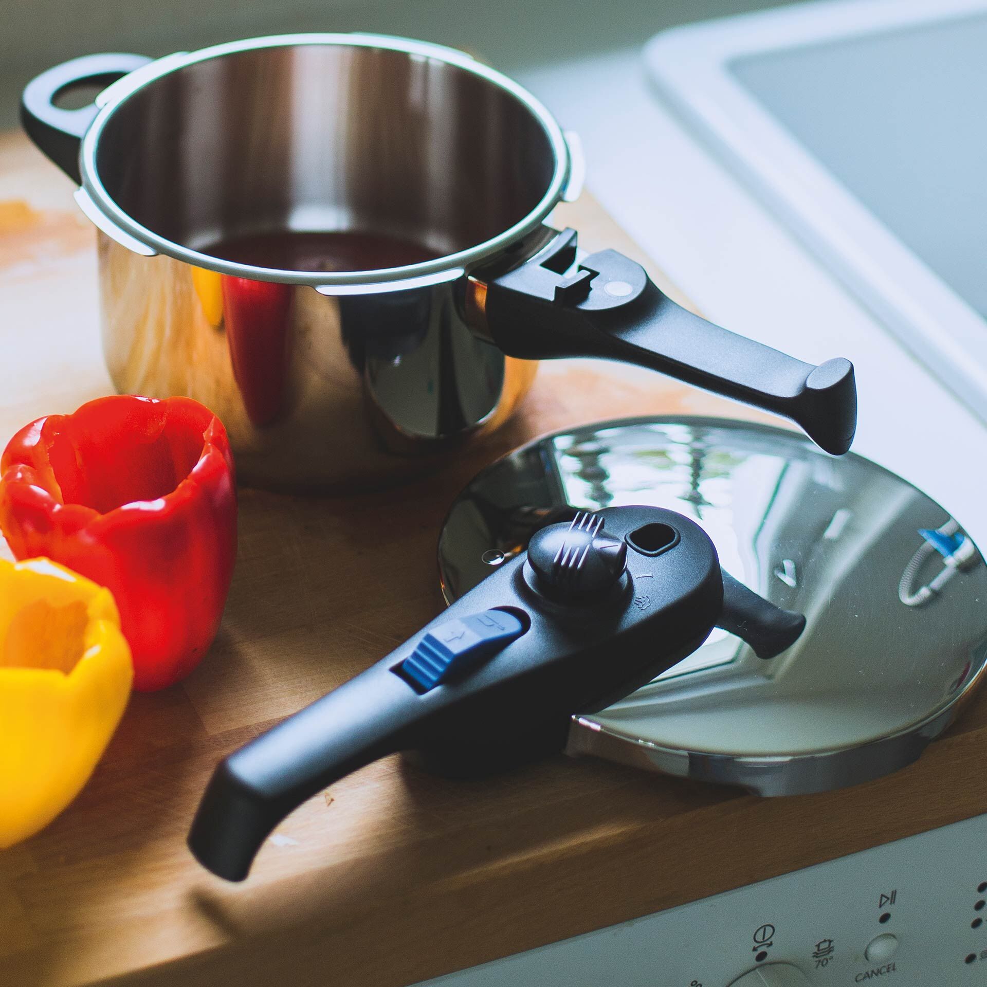 Schnellkochtopf Praktika Plus XS mit Deckel