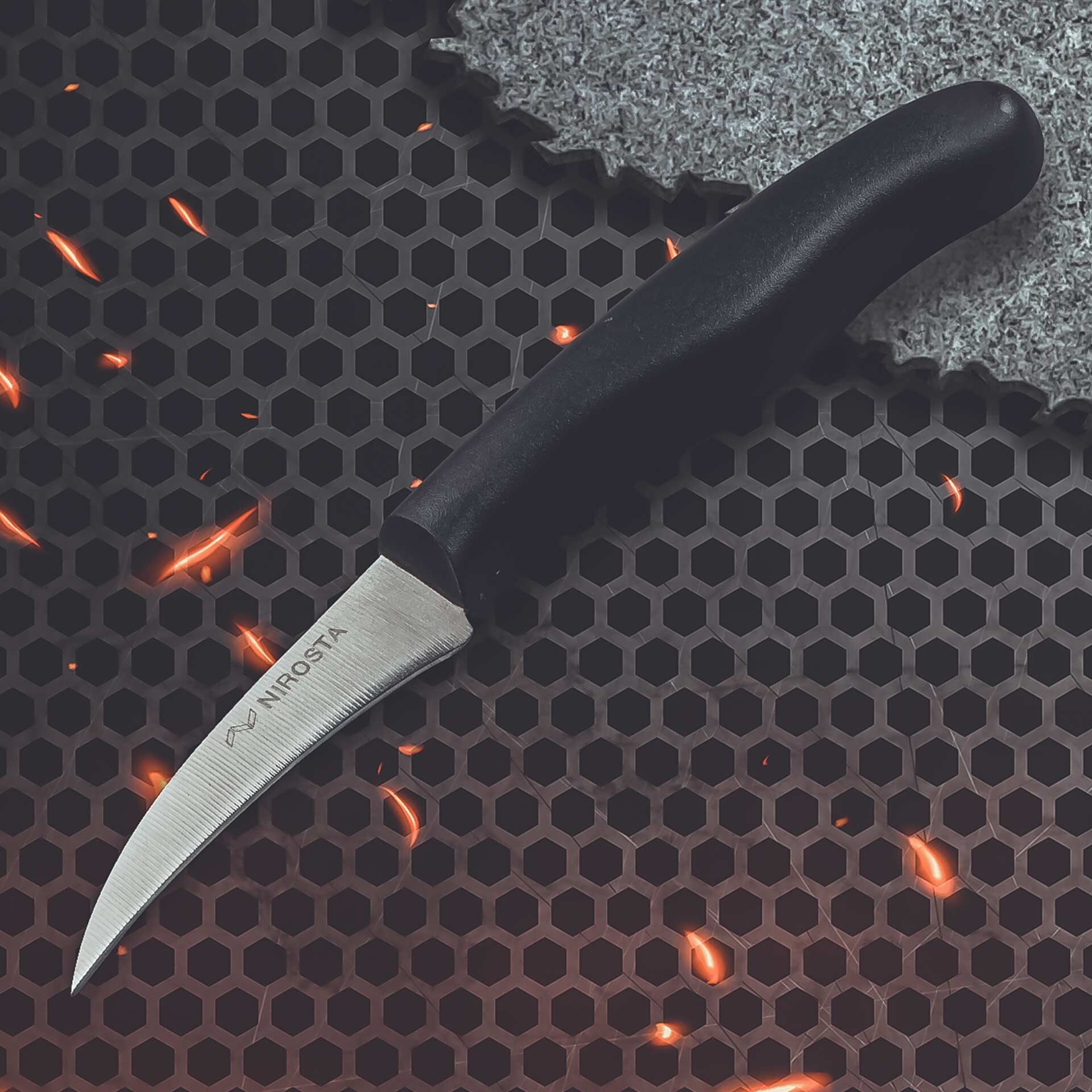 Schälmesser Fit, 7cm Klinge