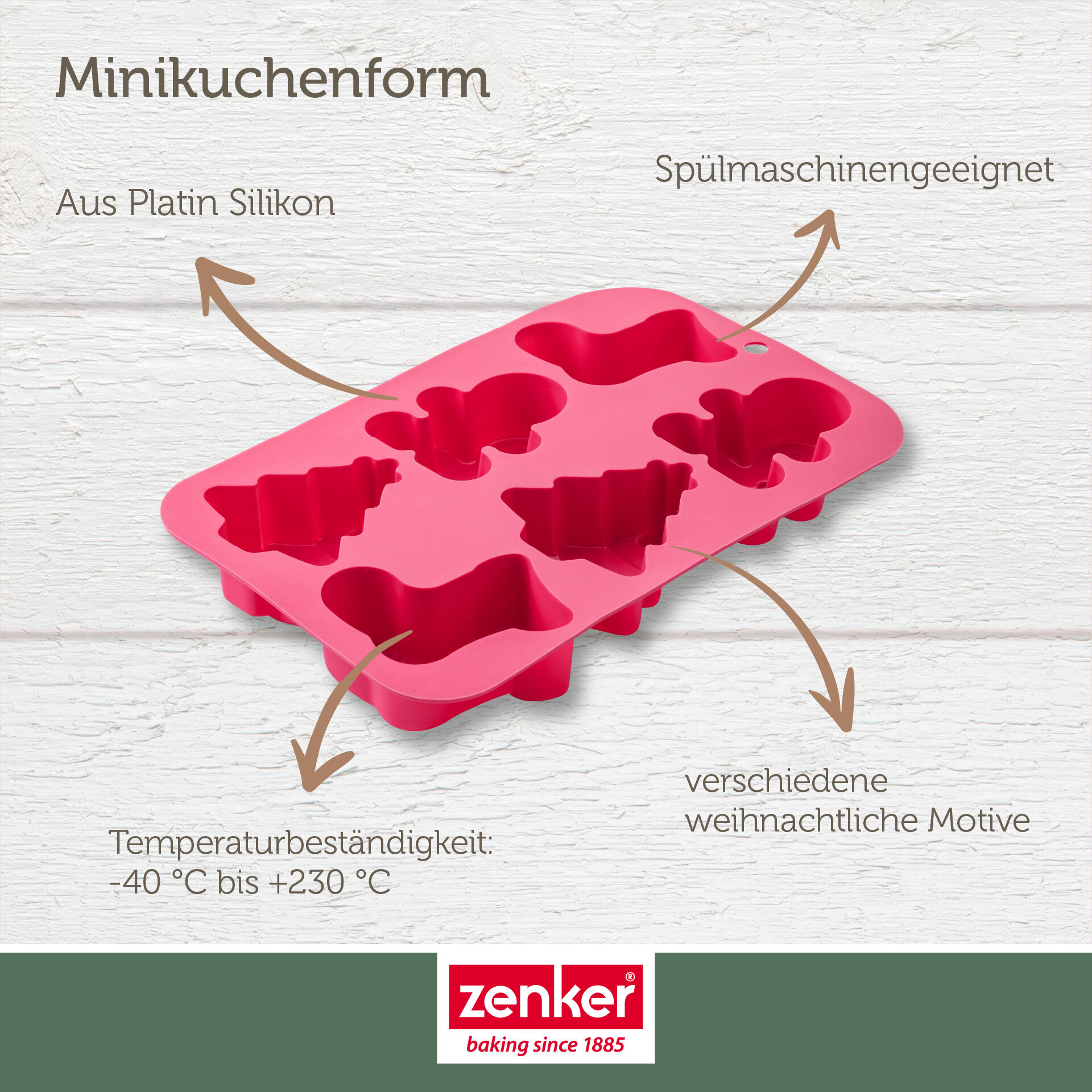 Minikuchenform The Christmas Candy Shop