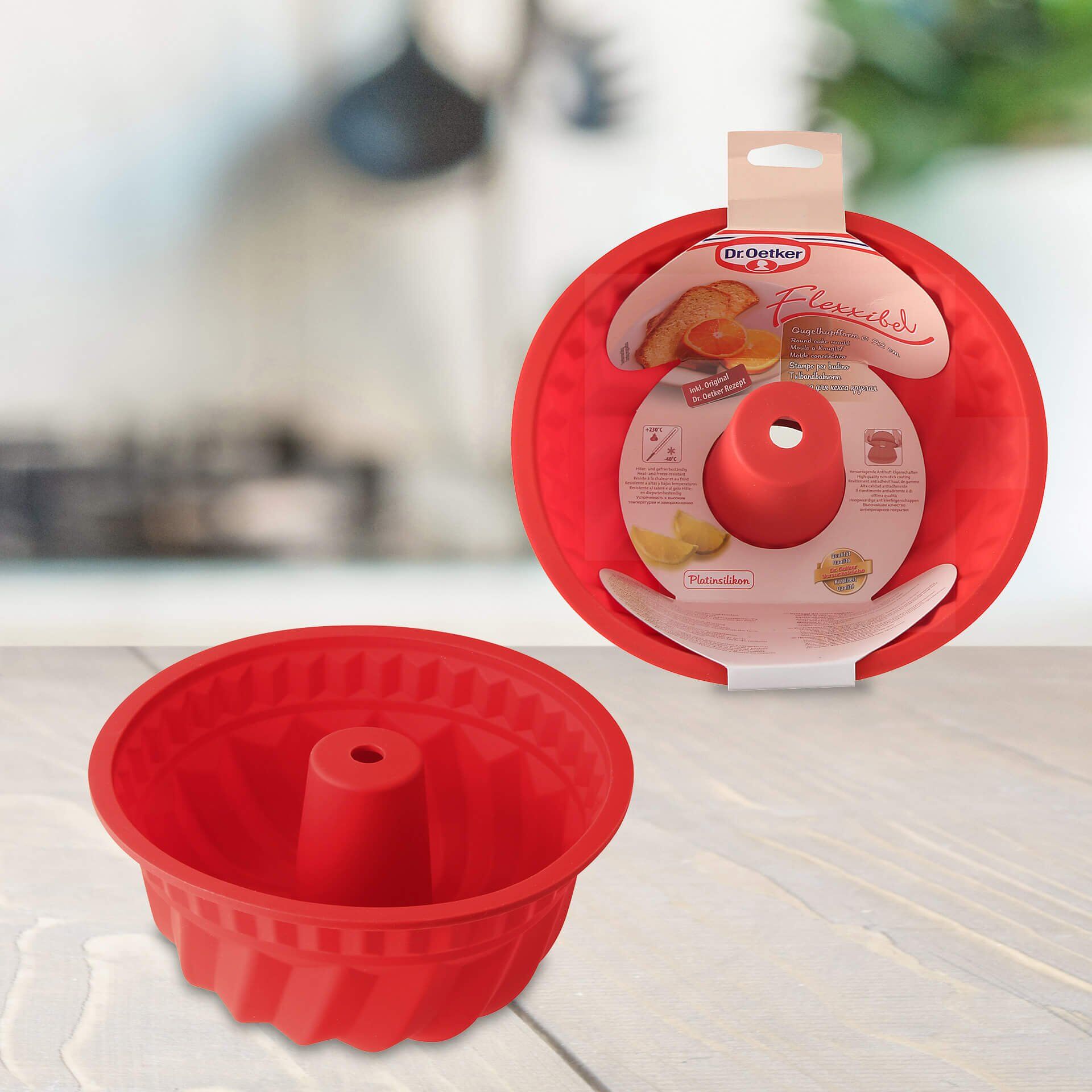 Gugelhupfform Flexxibel Love, Ø22cm, Silikon