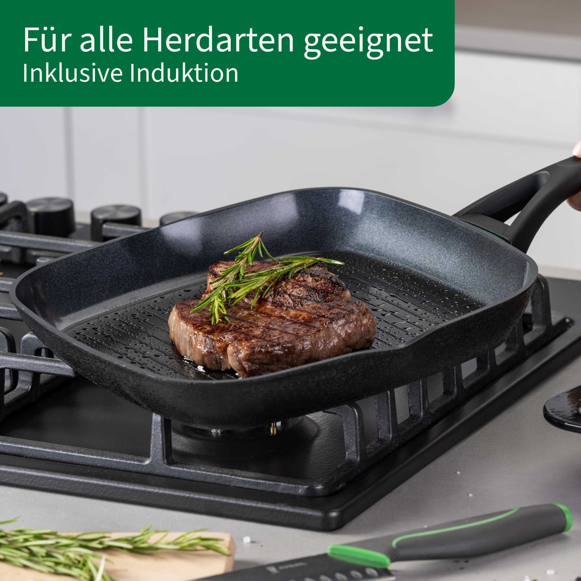 Grillpfanne Hamburg, keramische Antihaft-Beschichtung, Ø28cm