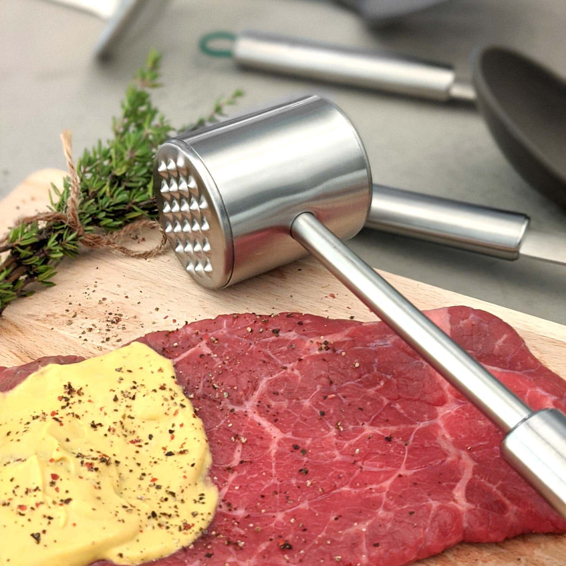 Fleischklopfer München, Edelstahl