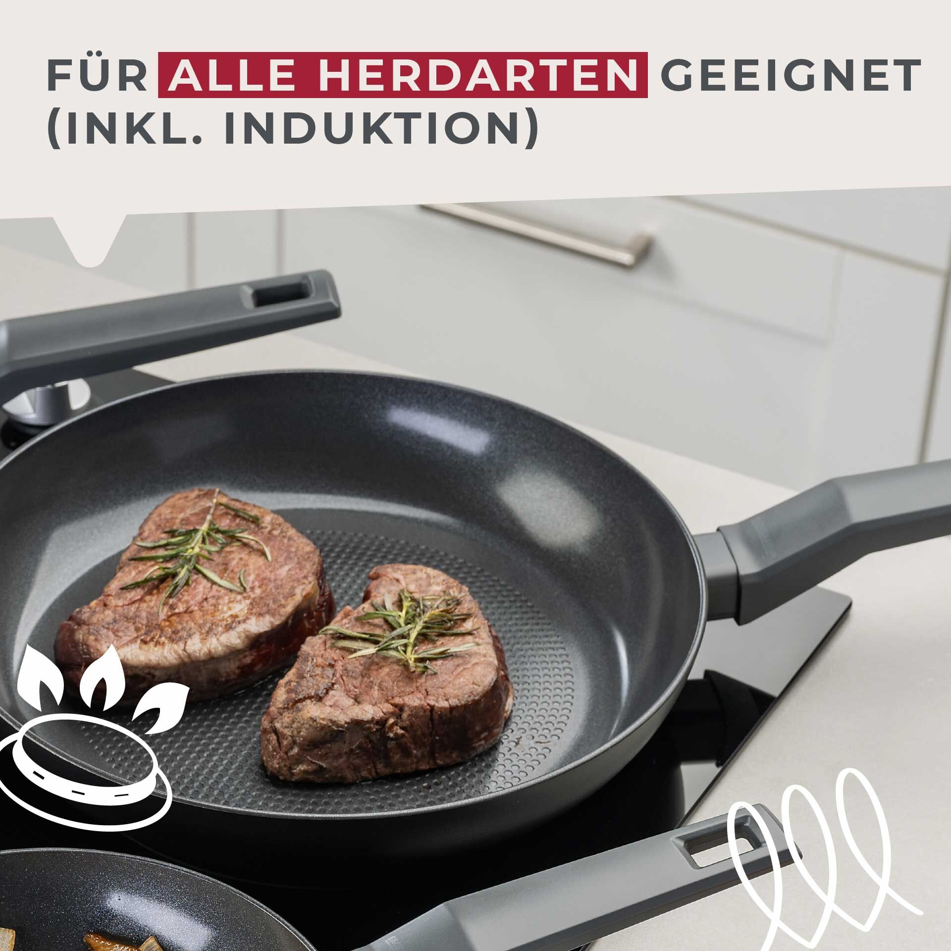 Bratpfanne Statement, Keramik, antihaft, Ø24cm