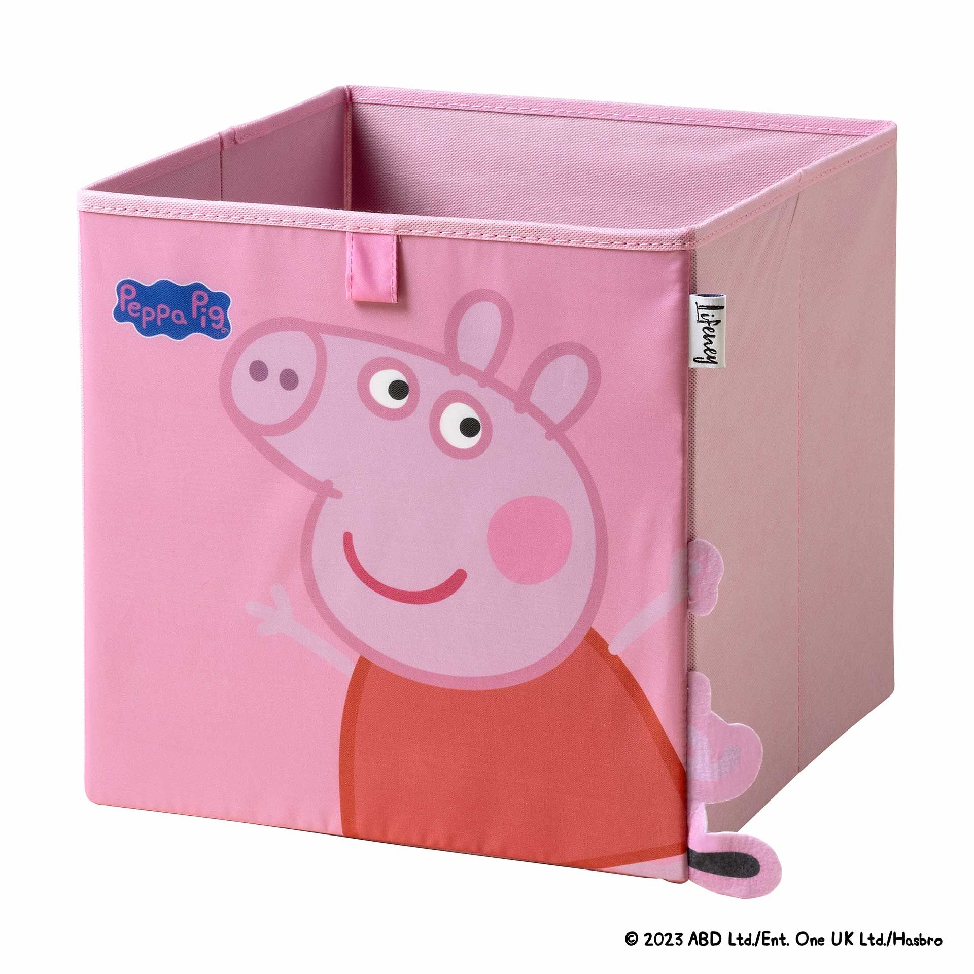 Aufbewahrungsbox Peppa Pig tanzend, 30x30x30cm