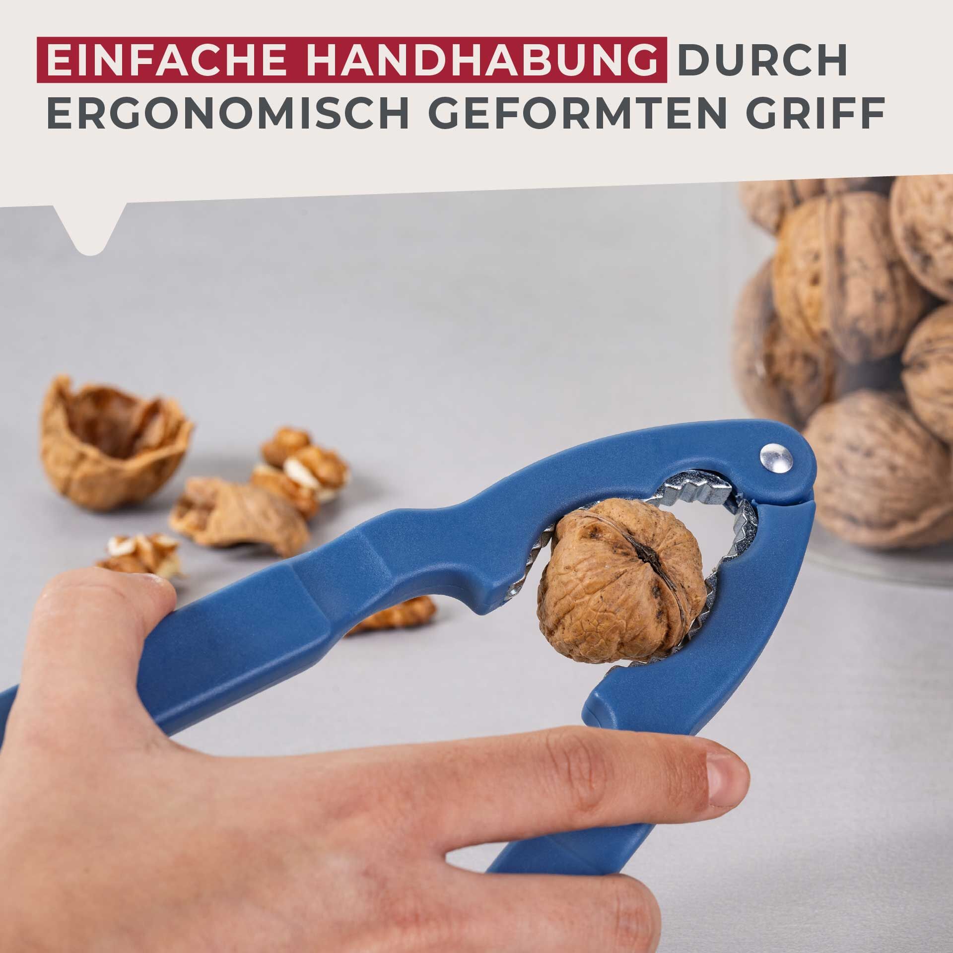 Nussknacker Essential, blau