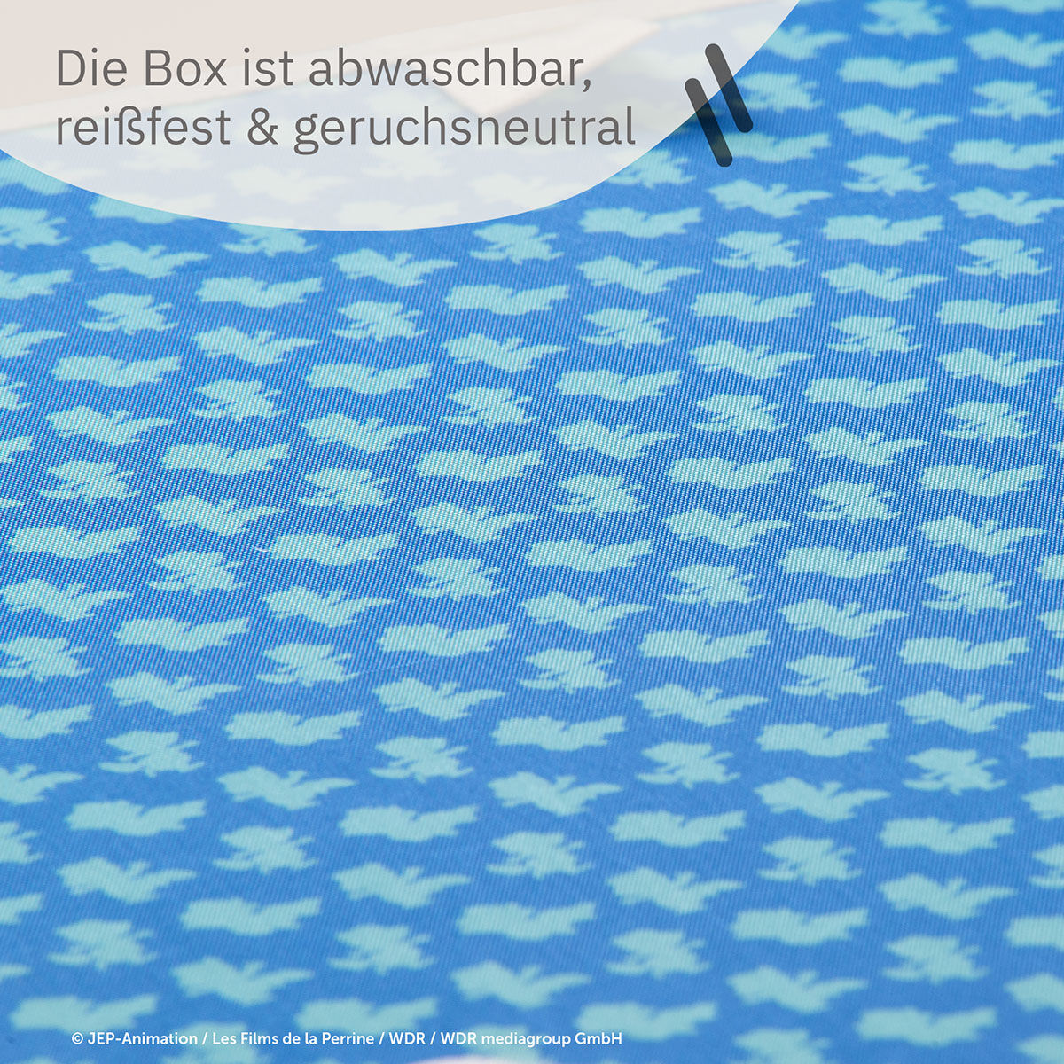 Aufbewahrungsbox Bobo, blau, 33x33x33cm