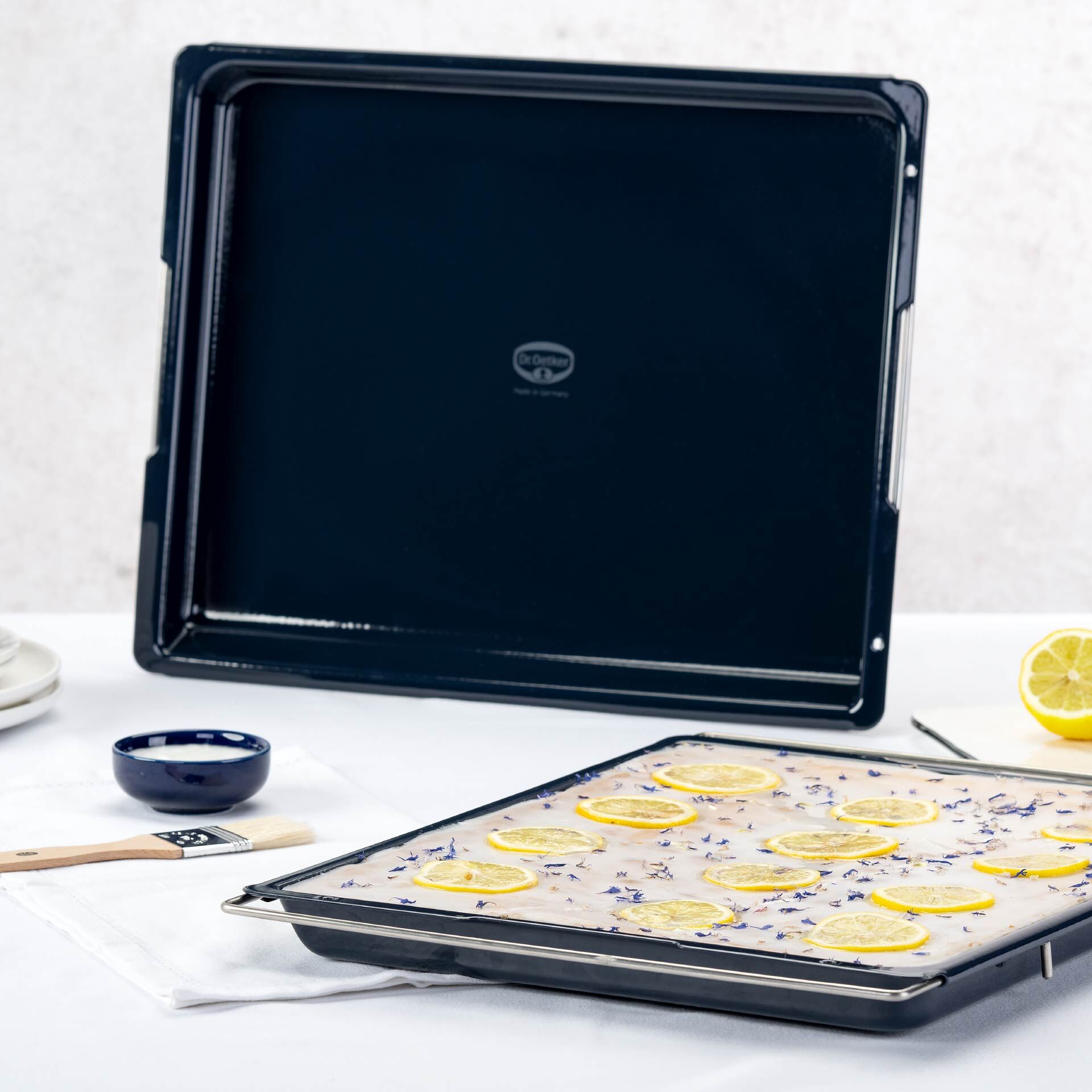 Backblech Back-Liebe Emaille, verstellbar