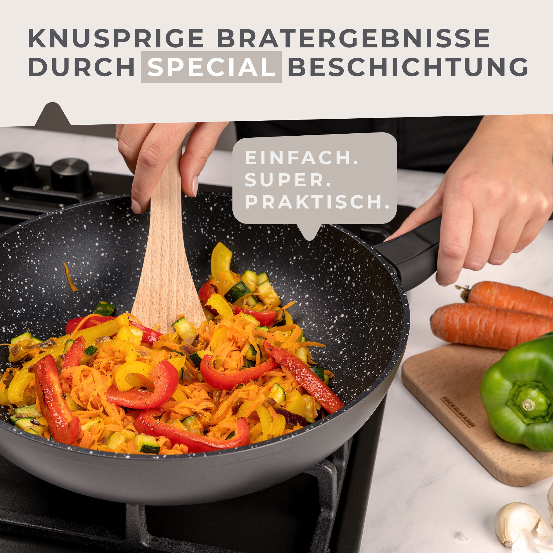 Wokpfanne Marble, Ø28cm