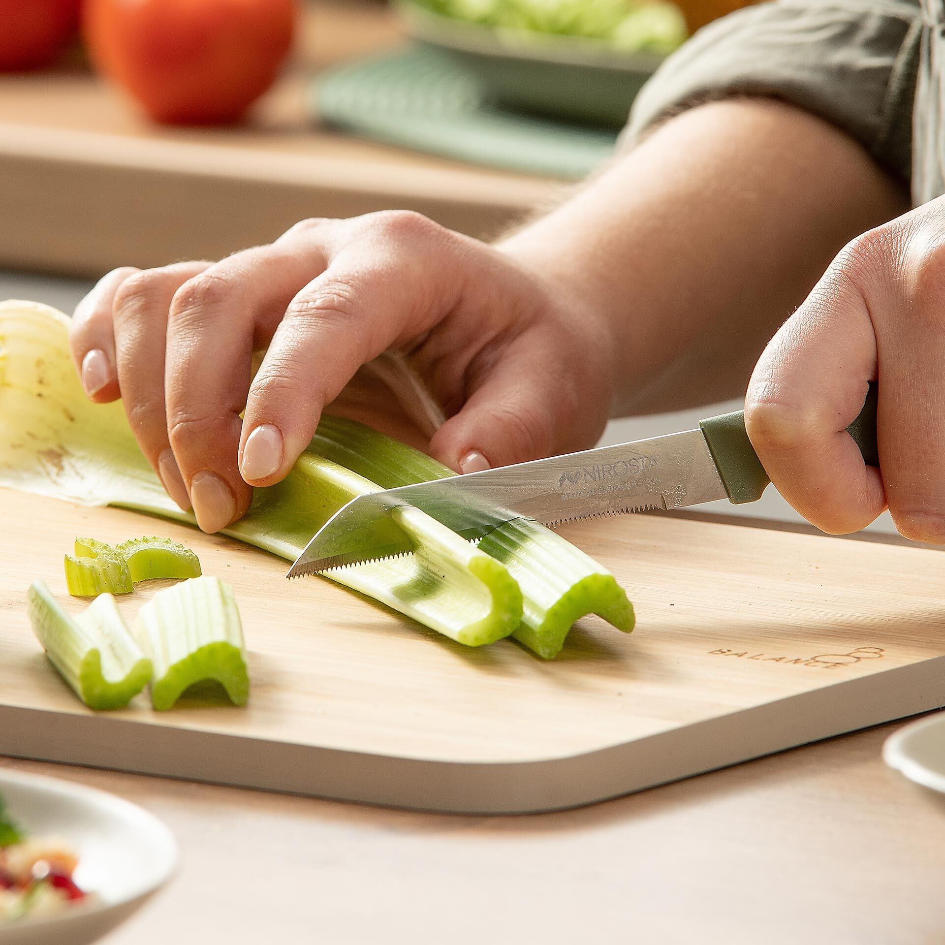 Schneidebrett Balance, 40x26cm, Bambus