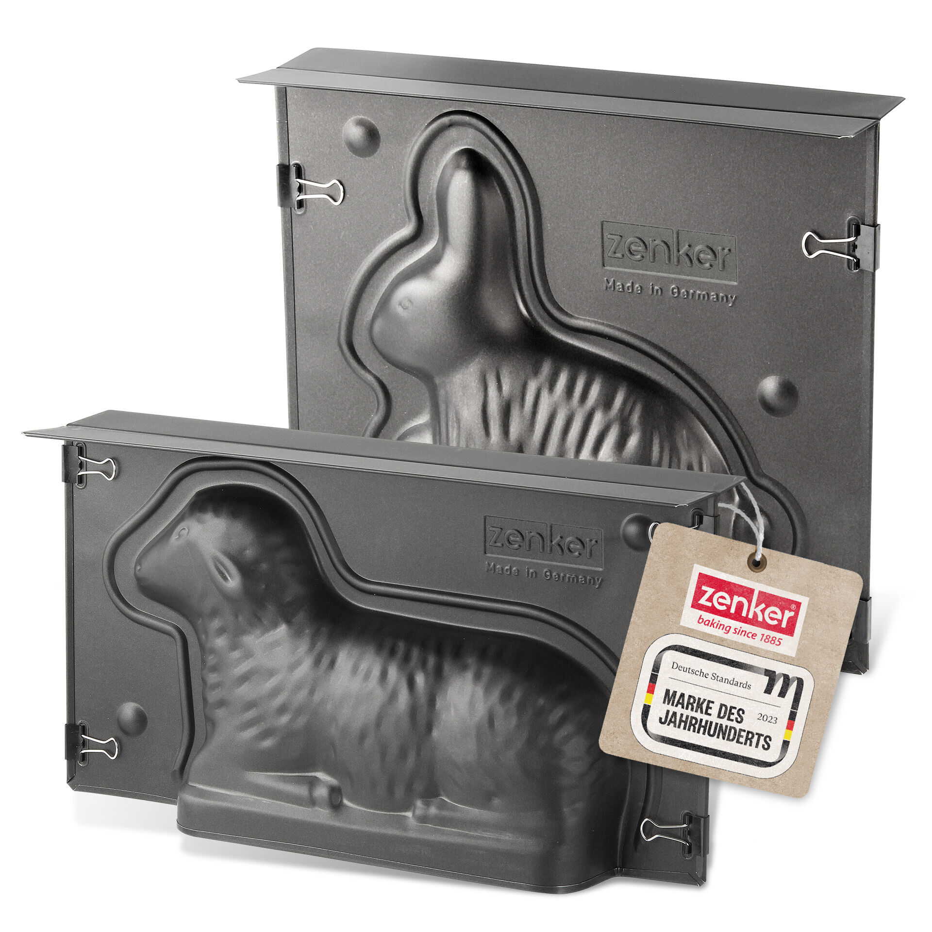 Backformen-Set "Hase und Lamm", 2-teilig