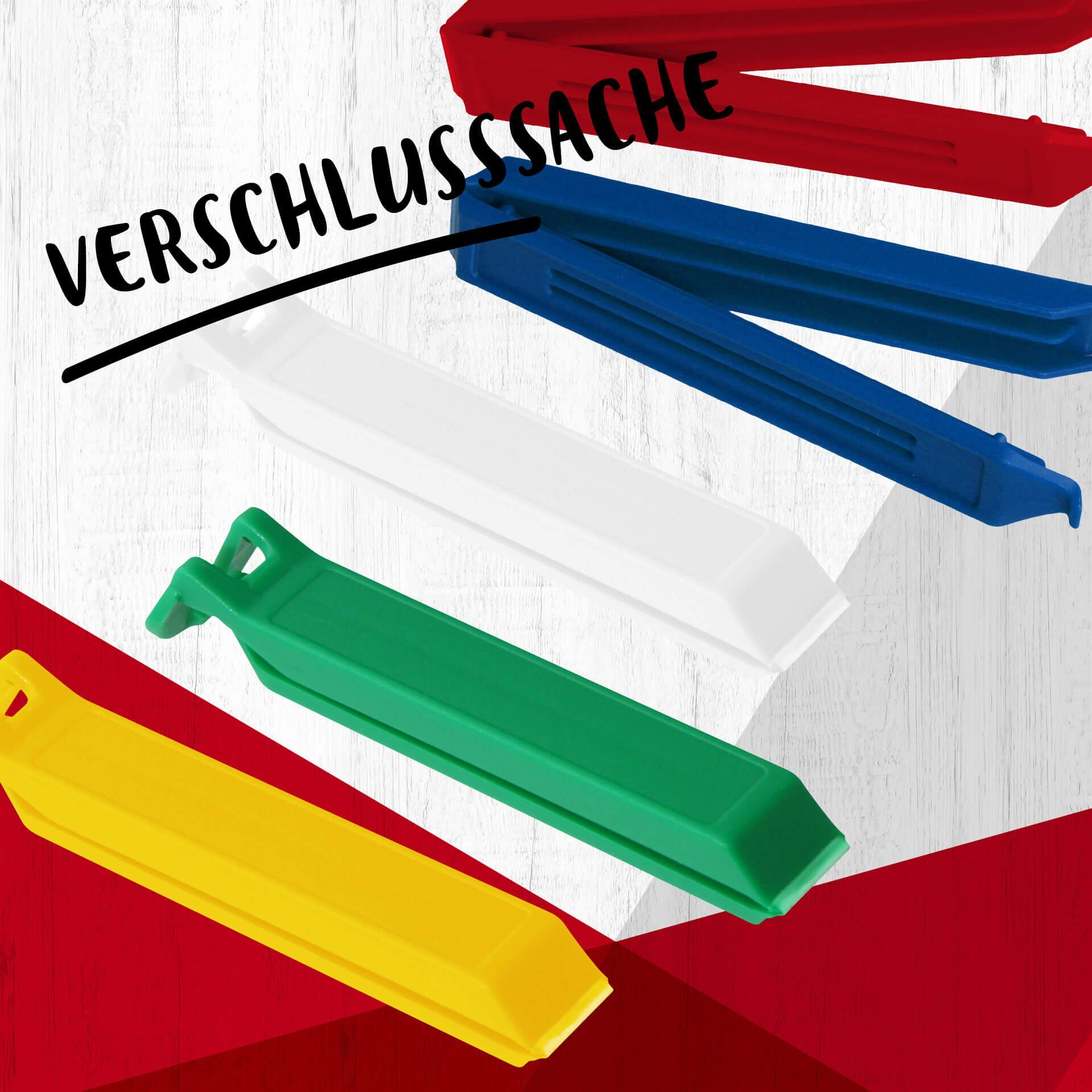 Verschlussclips, 11cm, 5 Stück