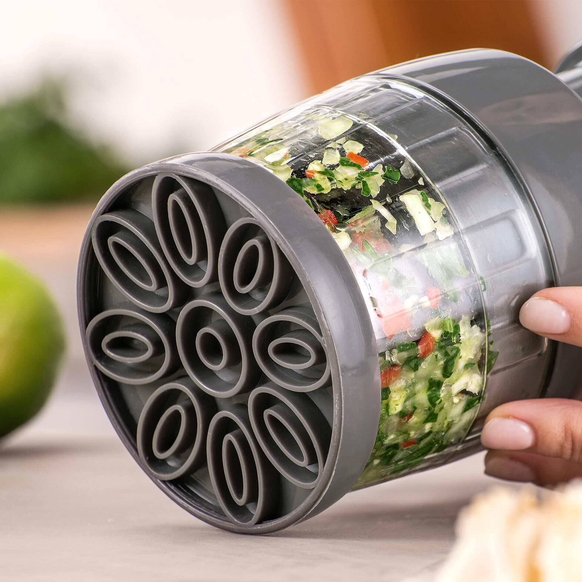 Gemüse- und Zwiebelschneider, 2-teilig