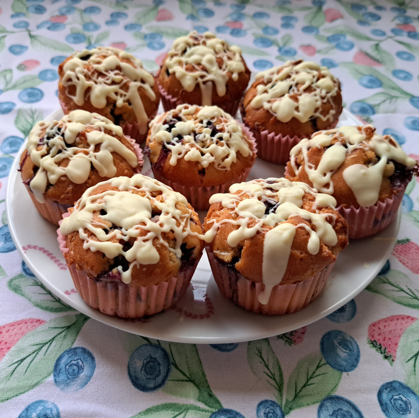 Blaubeer-Joghurt-Muffins